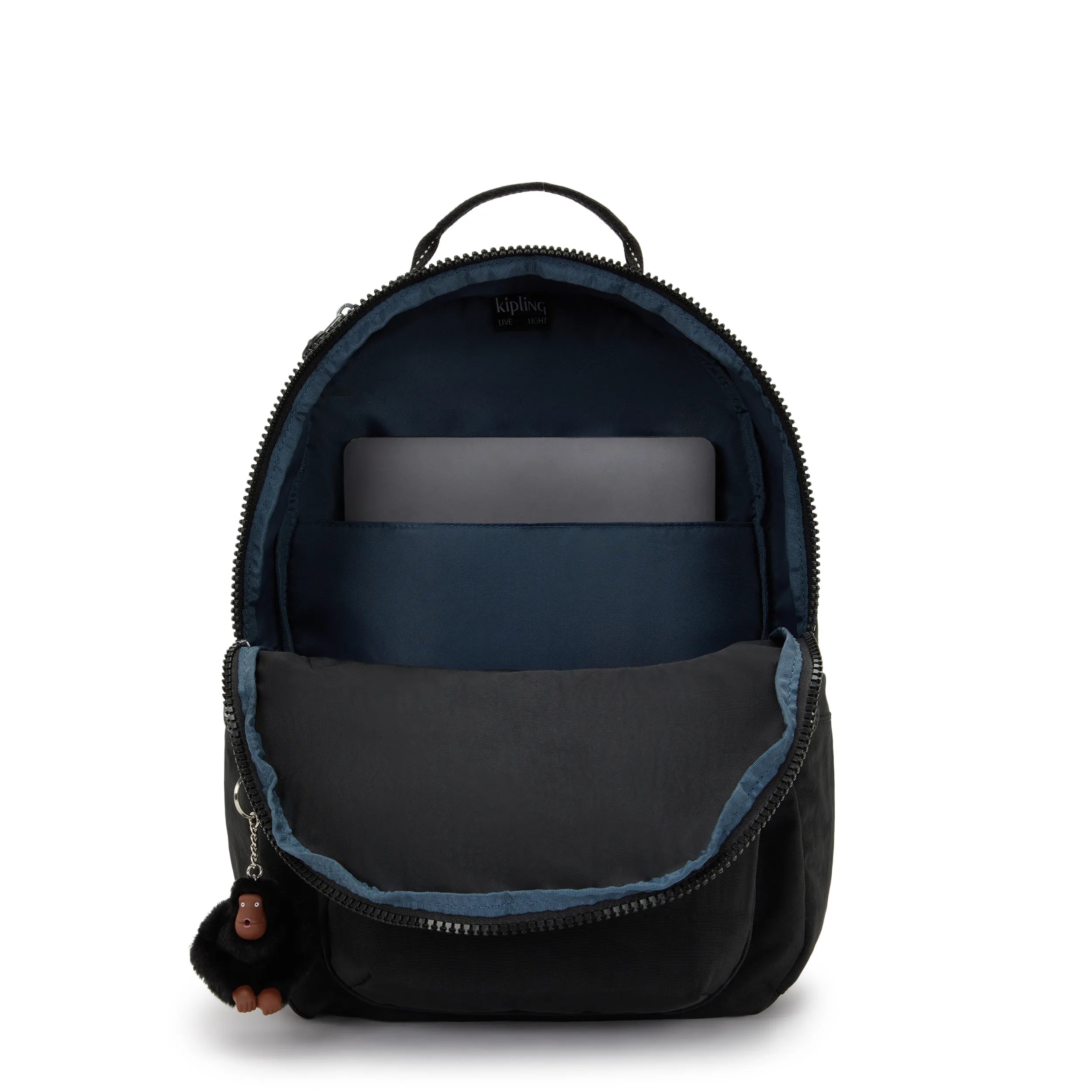 Kipling Seoul M in True Black — angle view 2