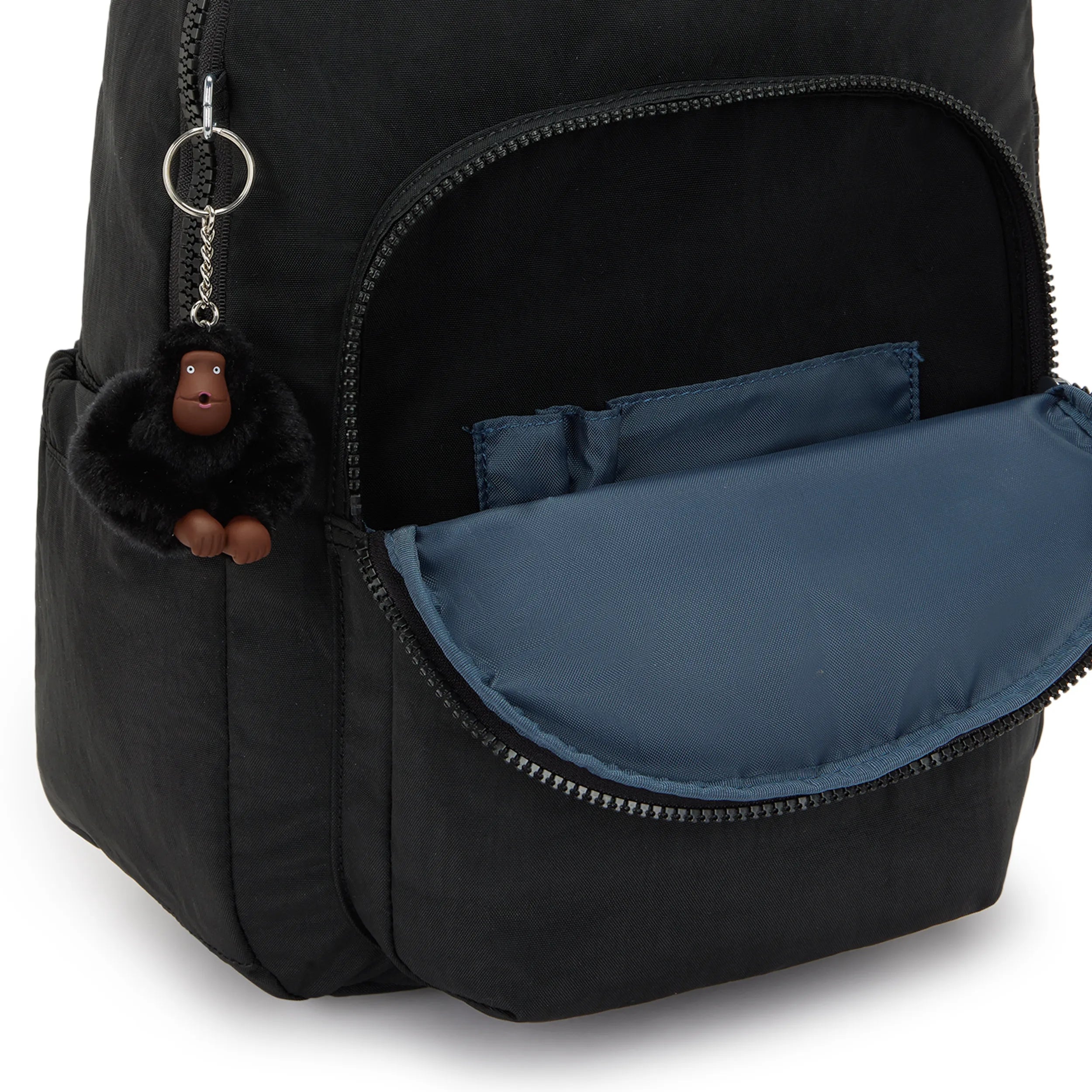 Kipling Seoul M in True Black — interior view