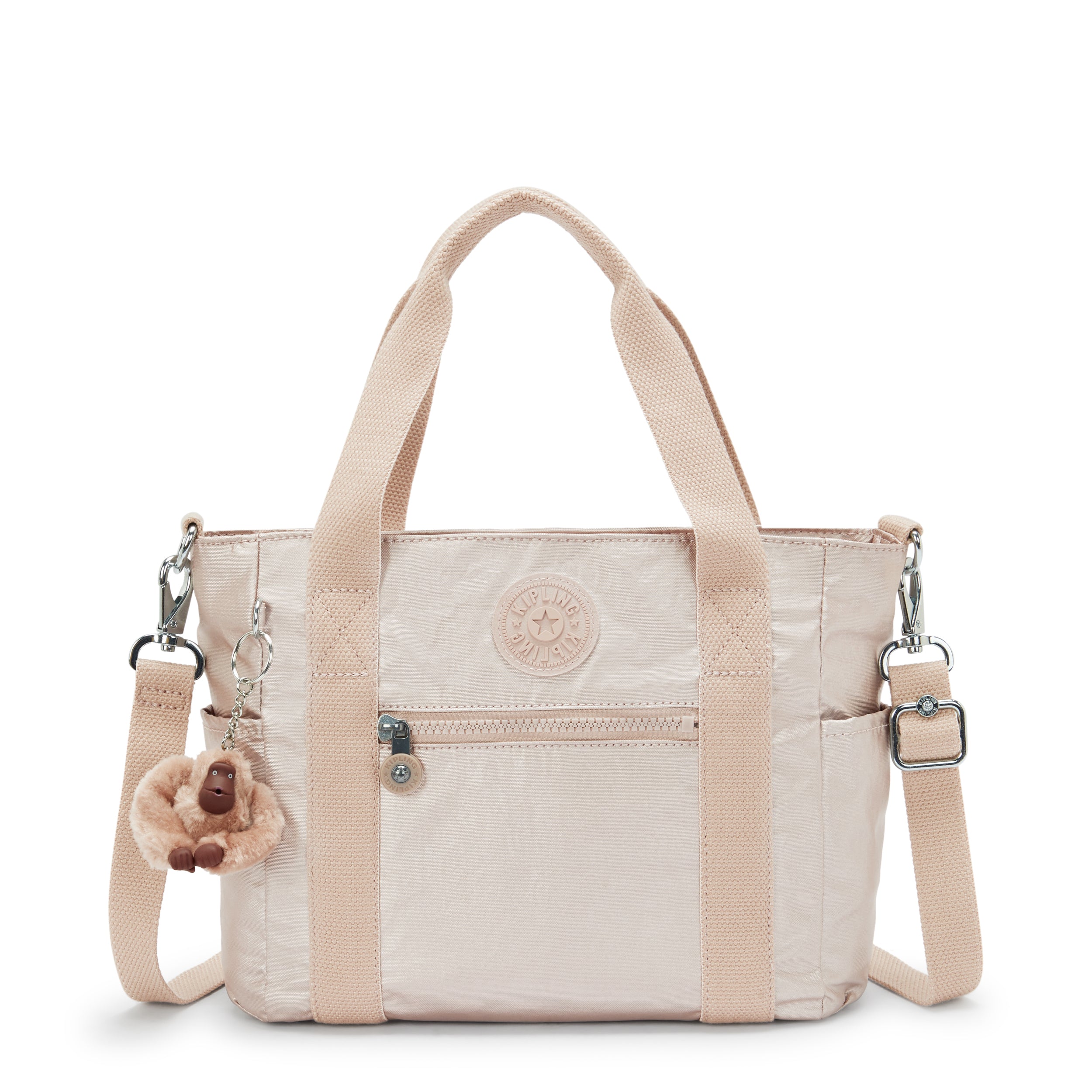 Kipling Jayla in Quartz Metallic — front view