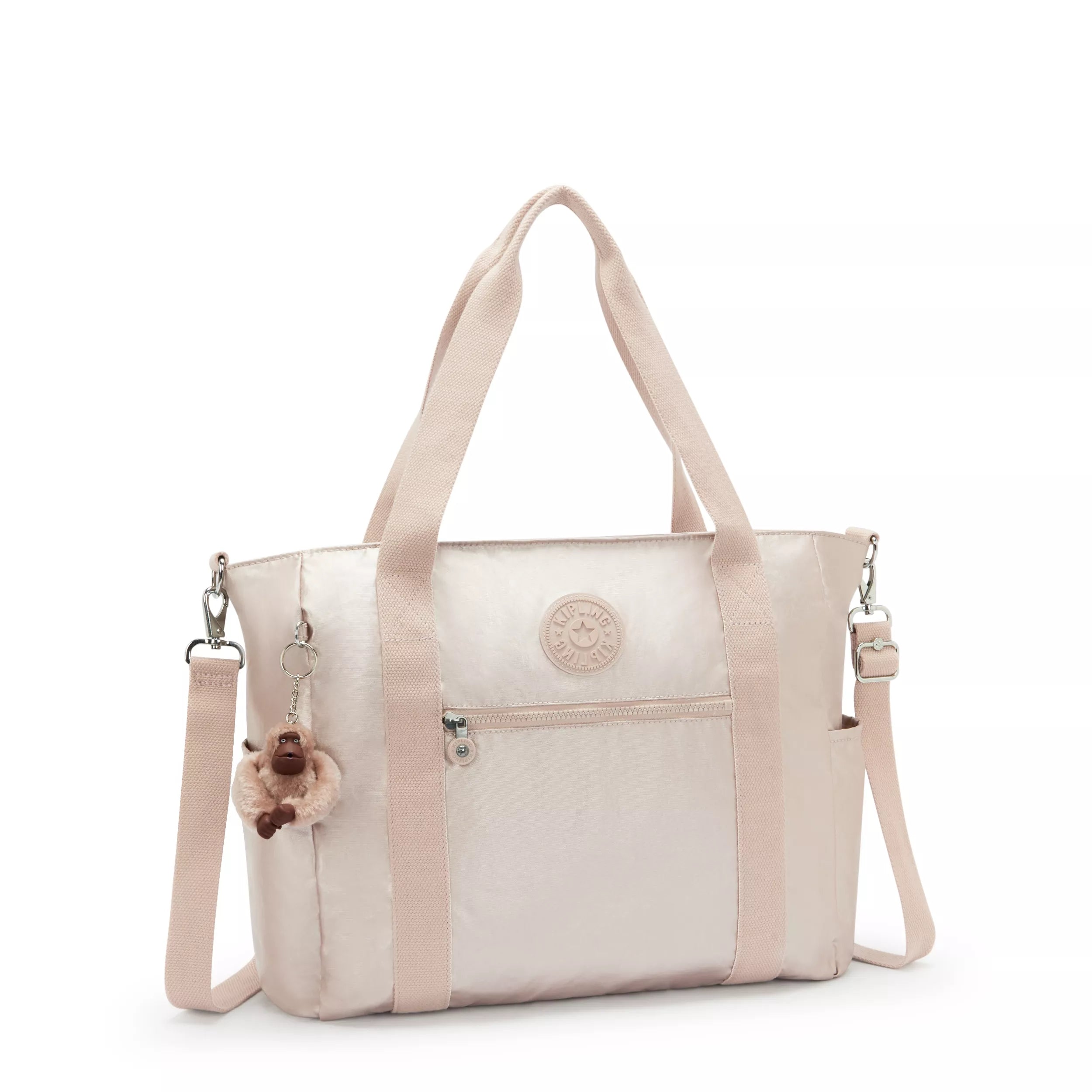 Kipling Jayla in Quartz Metallic — angle view 3