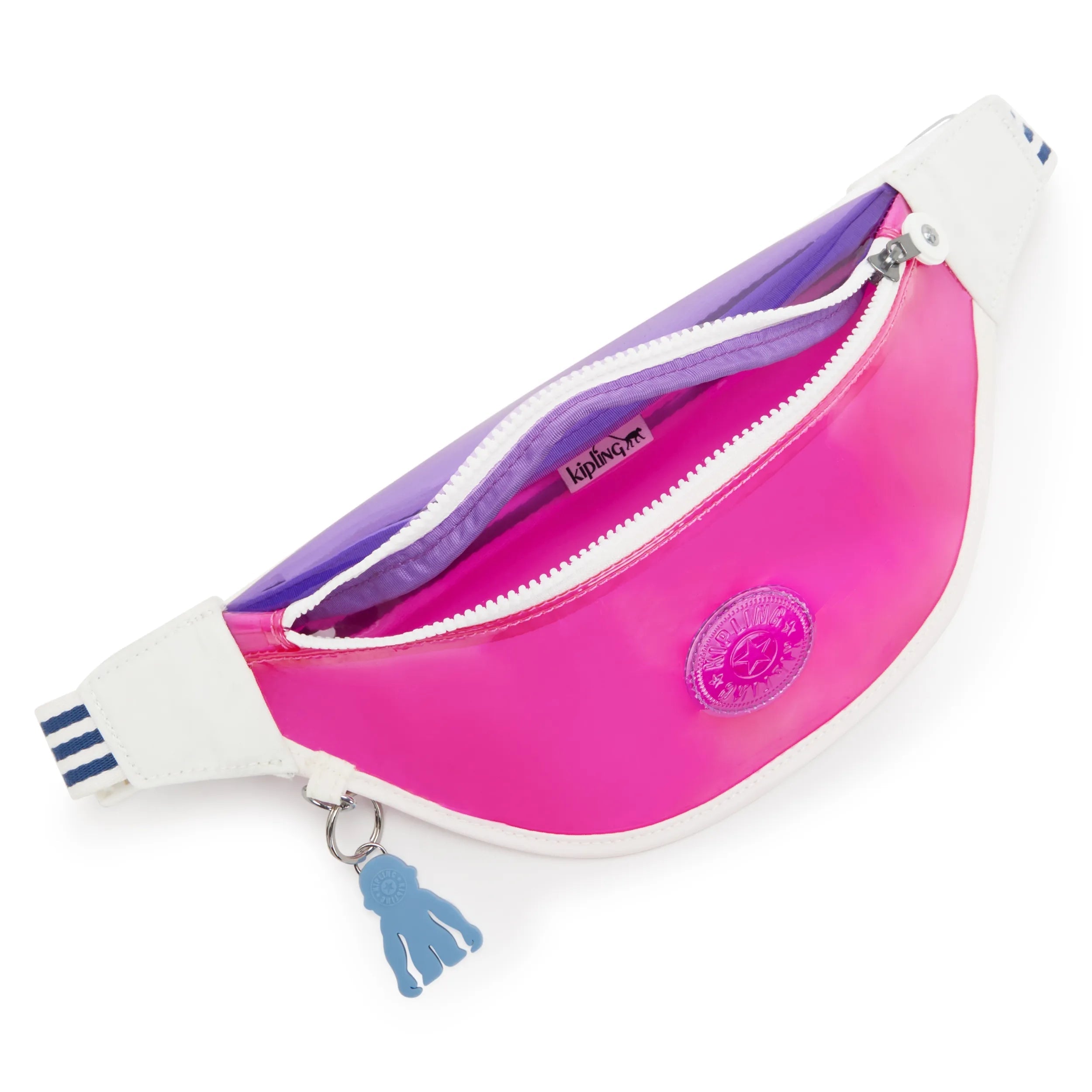 Kipling Pria Clear in Lilsorbet Candy — angle view 2