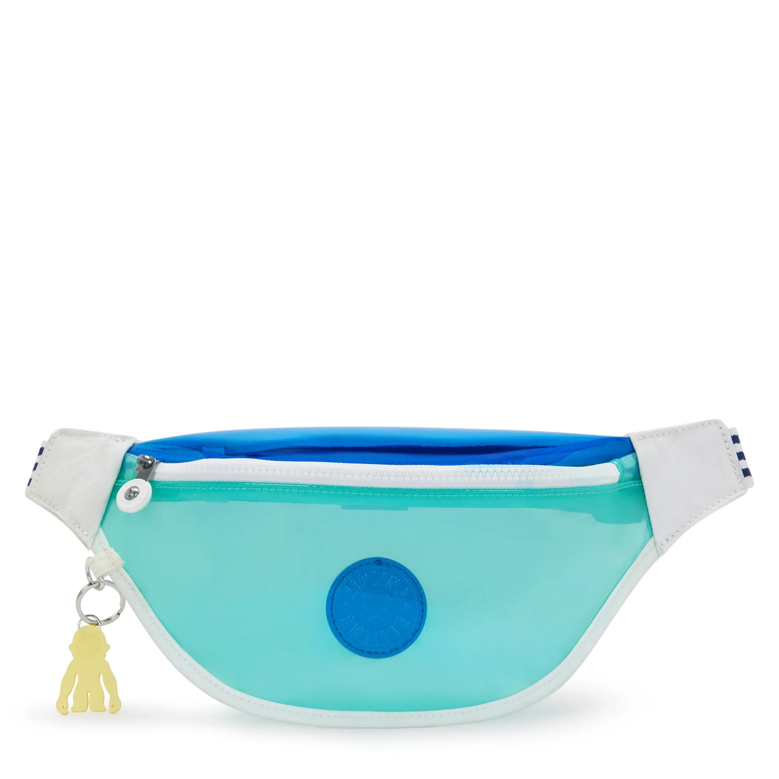 Kipling Pria Clear in Aqua Gem Candy — front view