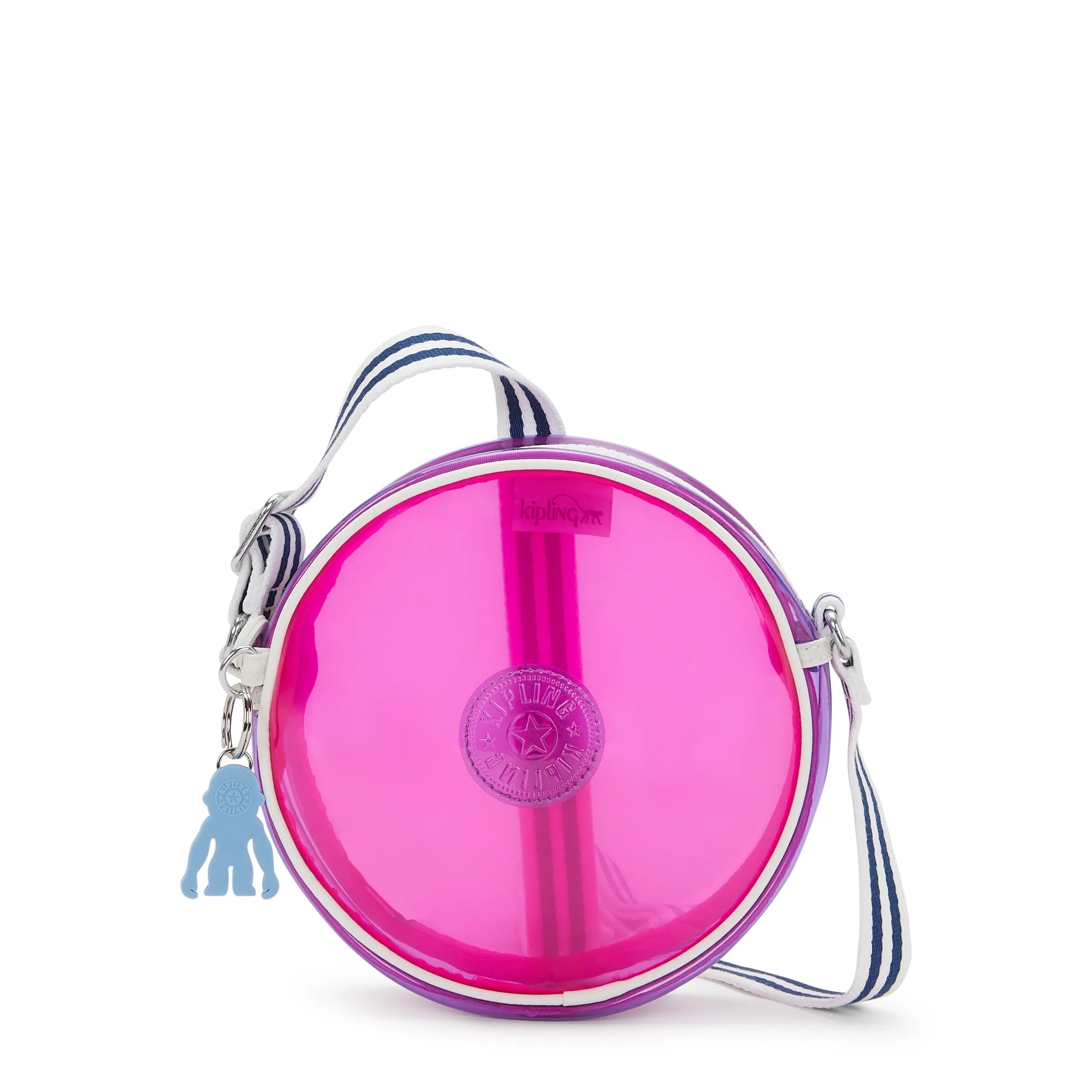 Kipling Fernanda Clear in Lilsorbet Candy — front view