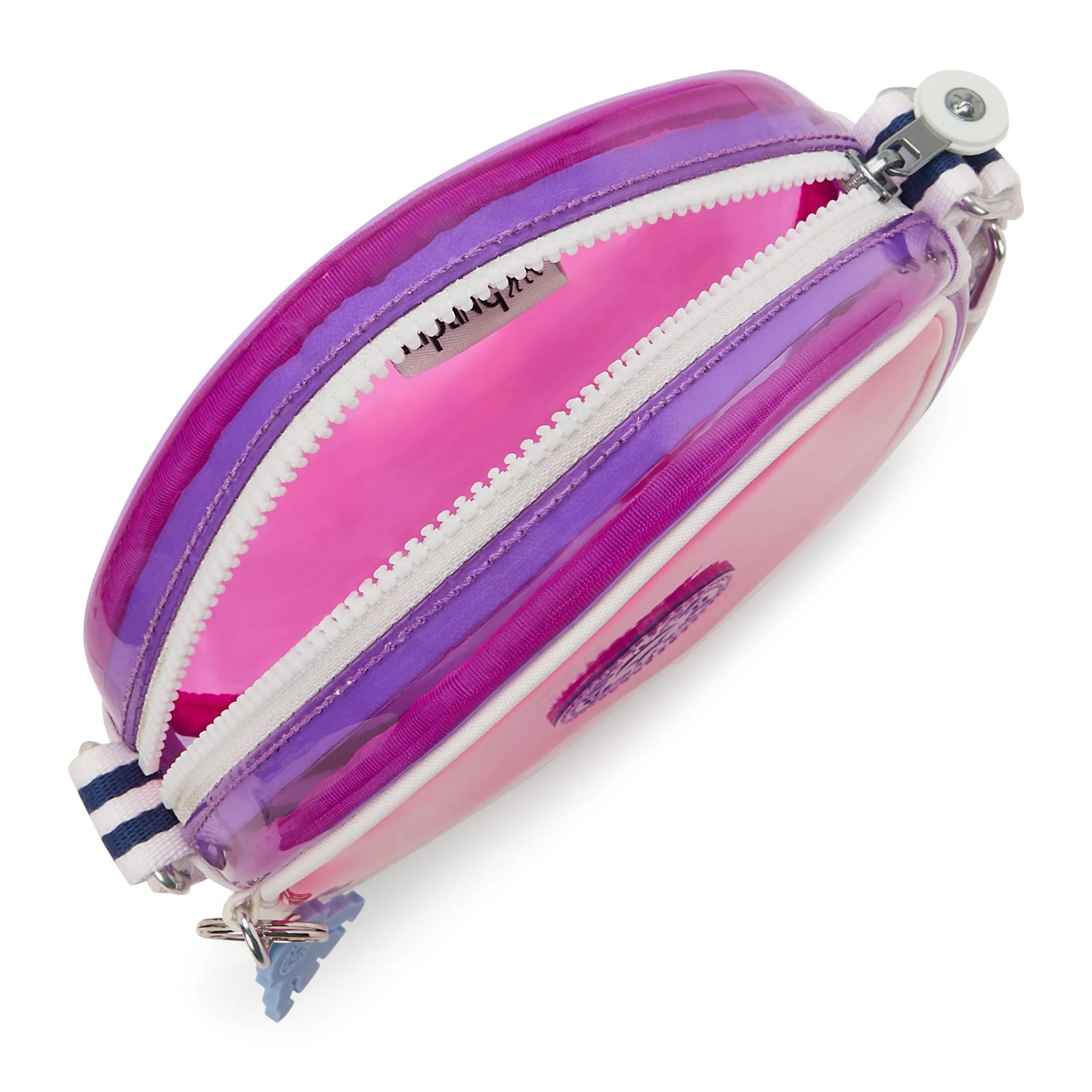 Kipling Fernanda Clear in Lilsorbet Candy — angle view 2