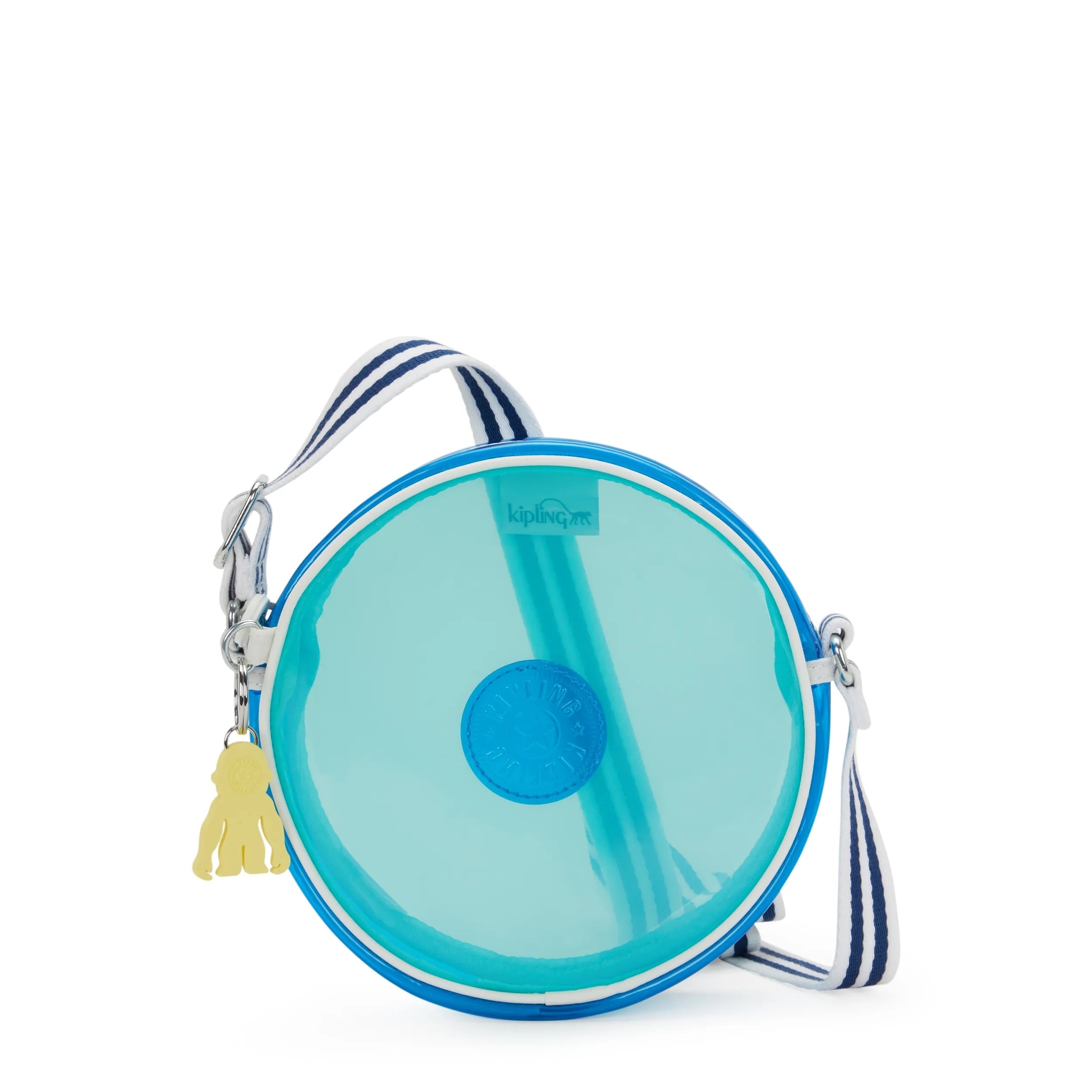 Kipling Fernanda Clear in Aqua Gem Candy — front view