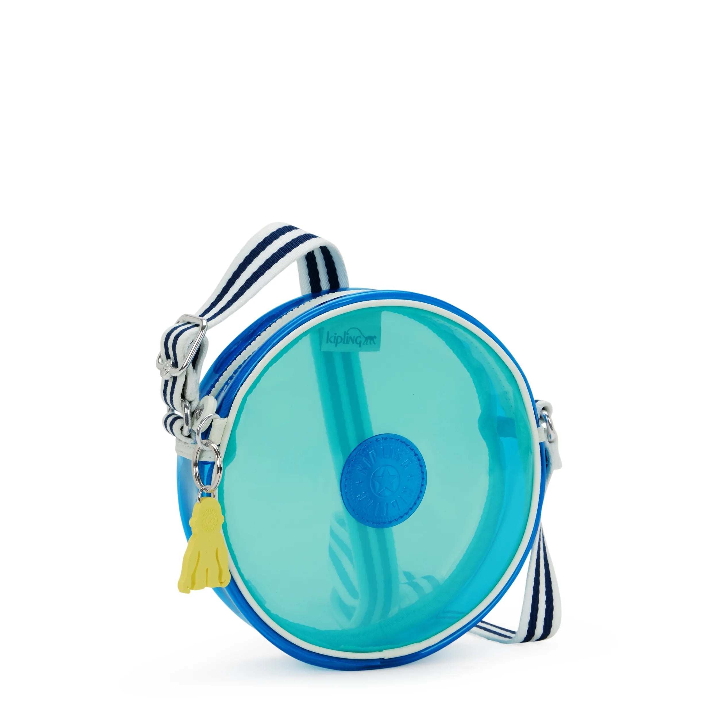 Kipling Fernanda Clear in Aqua Gem Candy — angle view 3