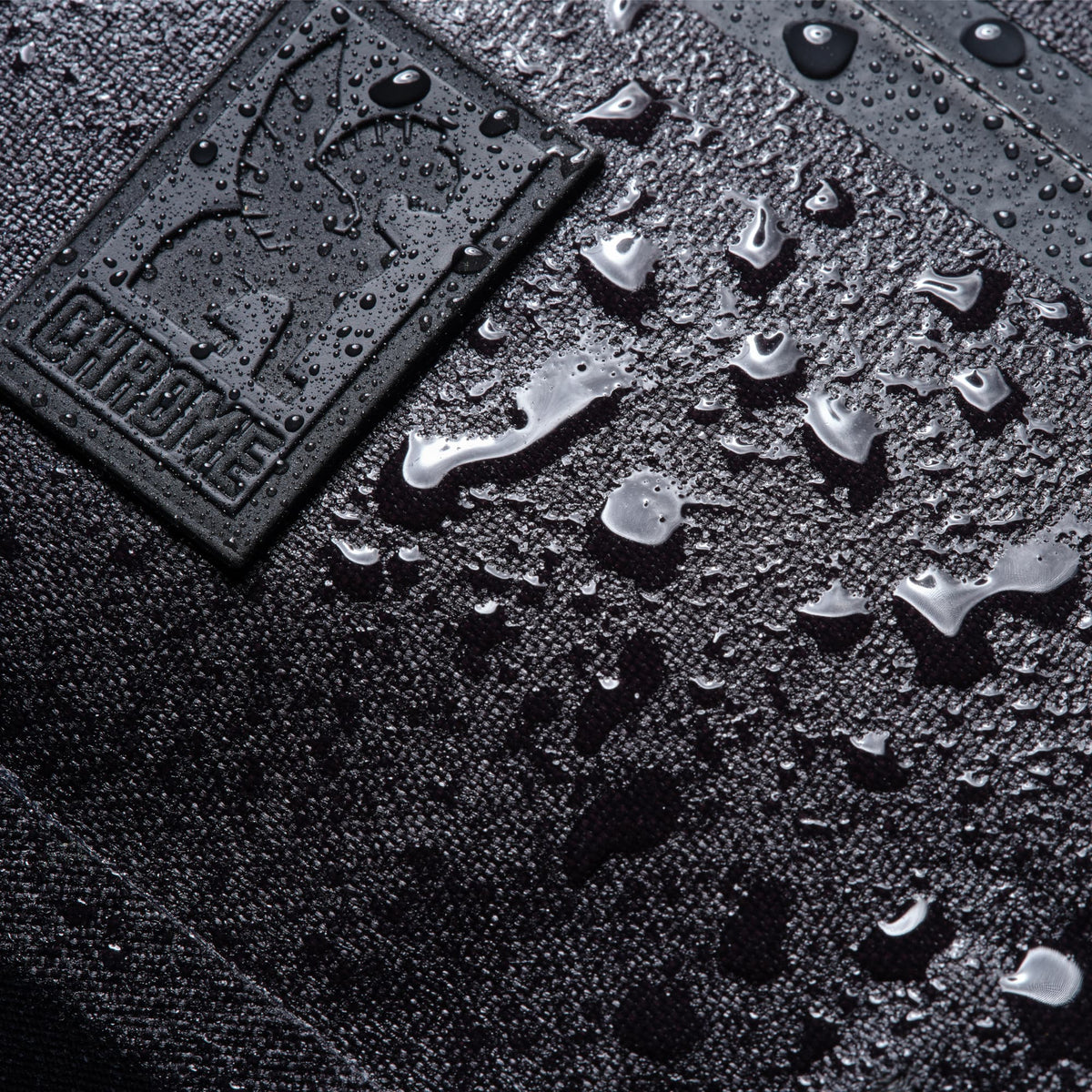 Chrome Industries Mini Kadet WP Sling Bag 5L in Black — detail view 4