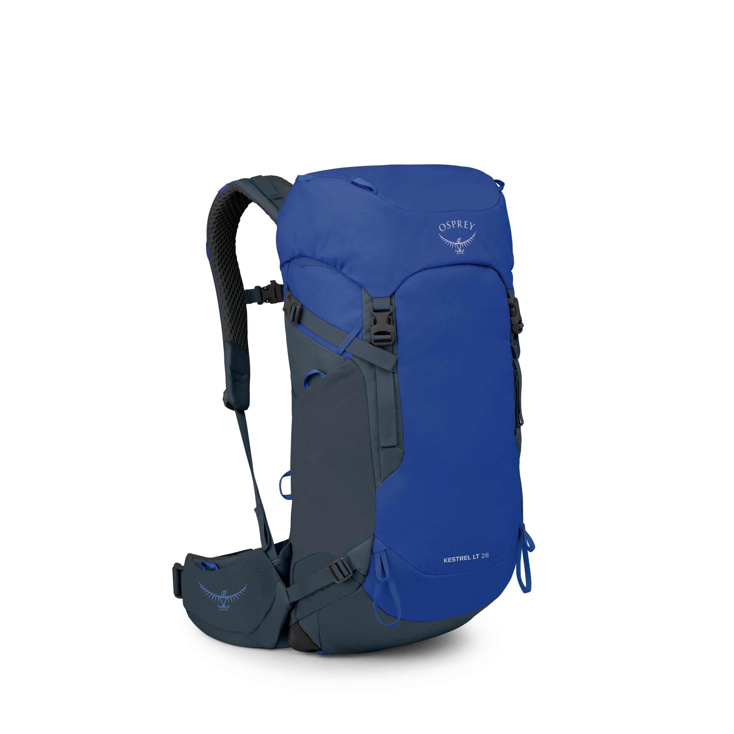 Osprey Kestrel LT 28 Hiking Backpack 28L in Rays Blue — angle view 2