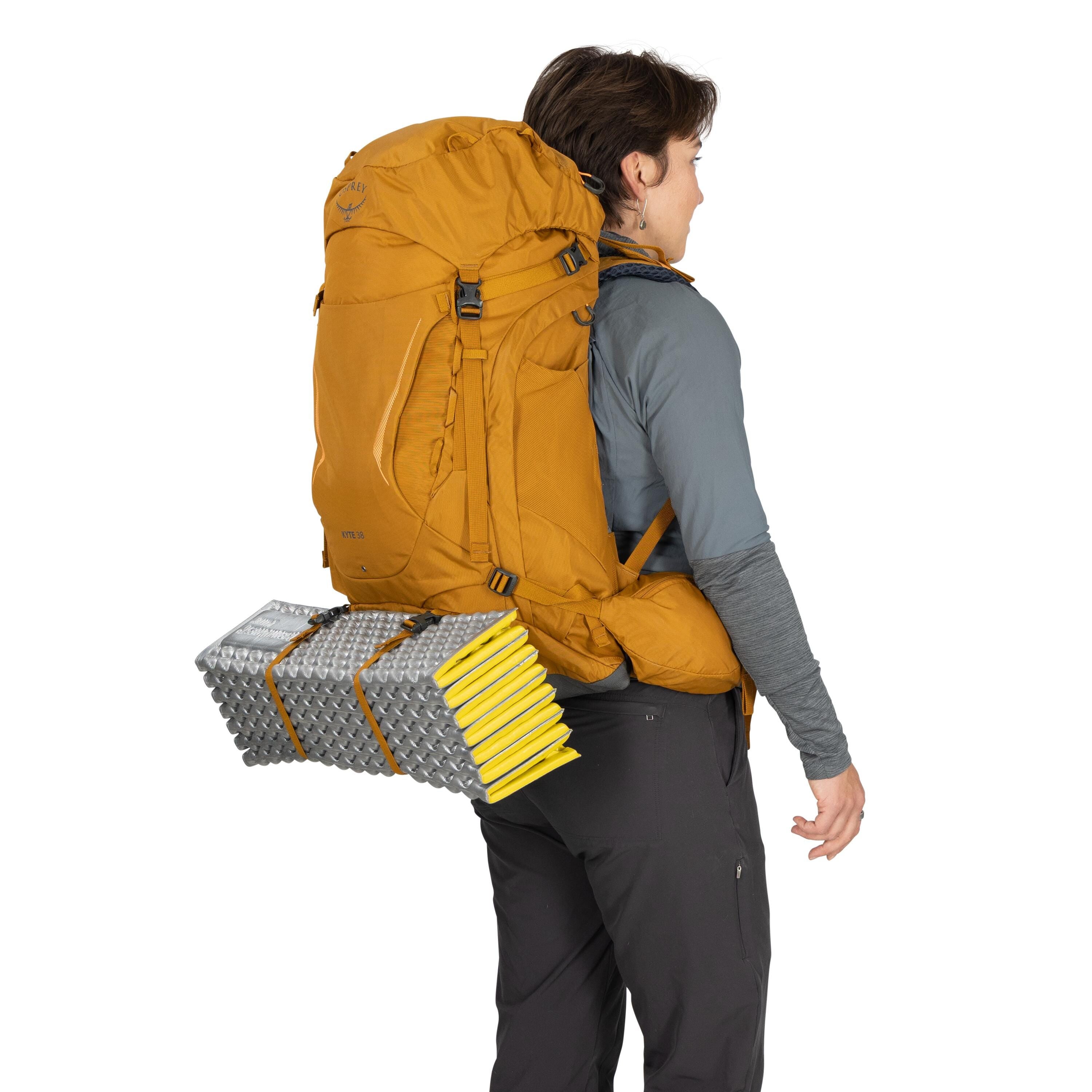 Osprey Kyte 38 Women's Backpacking Pack 38L in Barley Brown — detail view 2