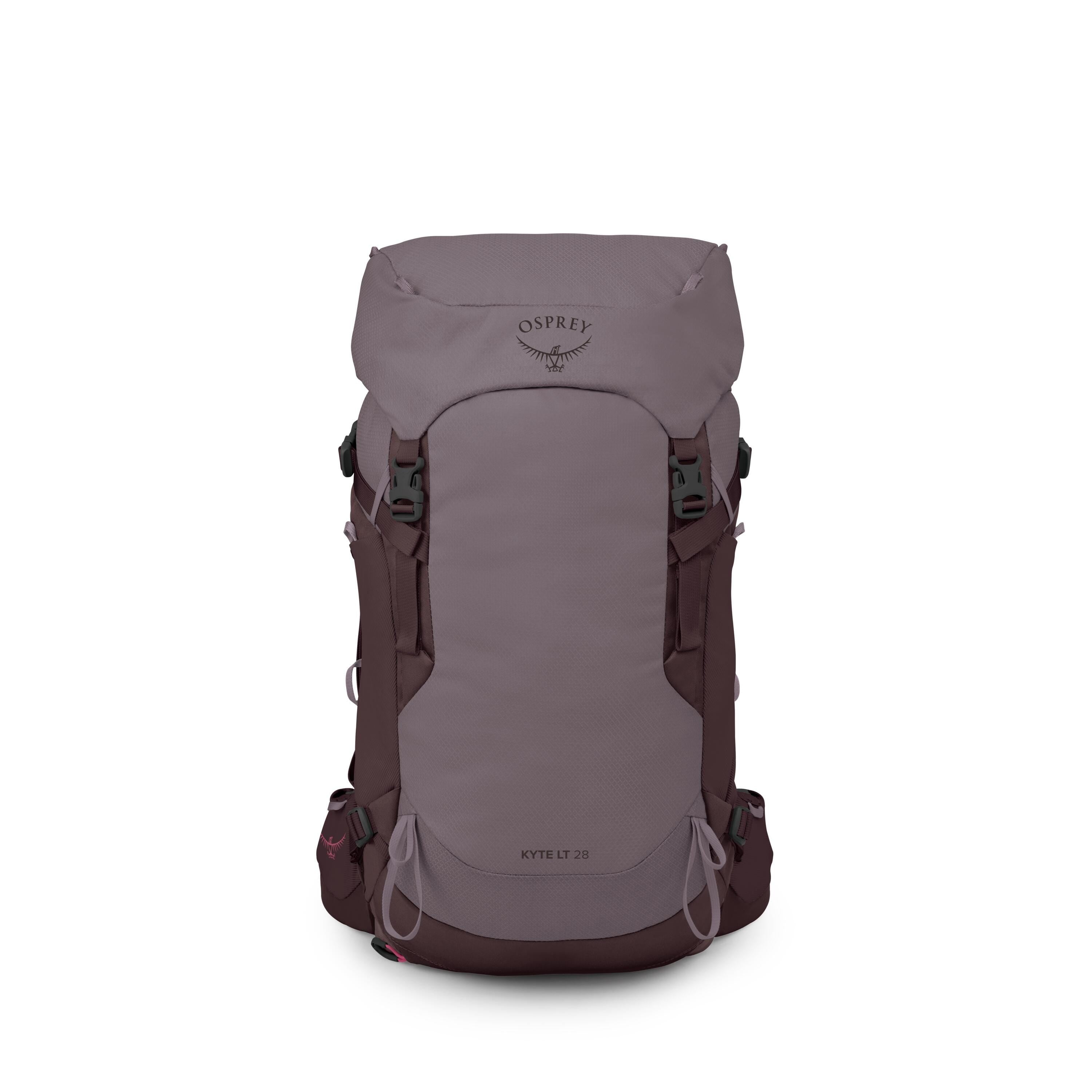 Osprey Kyte LT 28 Women's Hiking Backpack 28L in Graphite Purple — front view