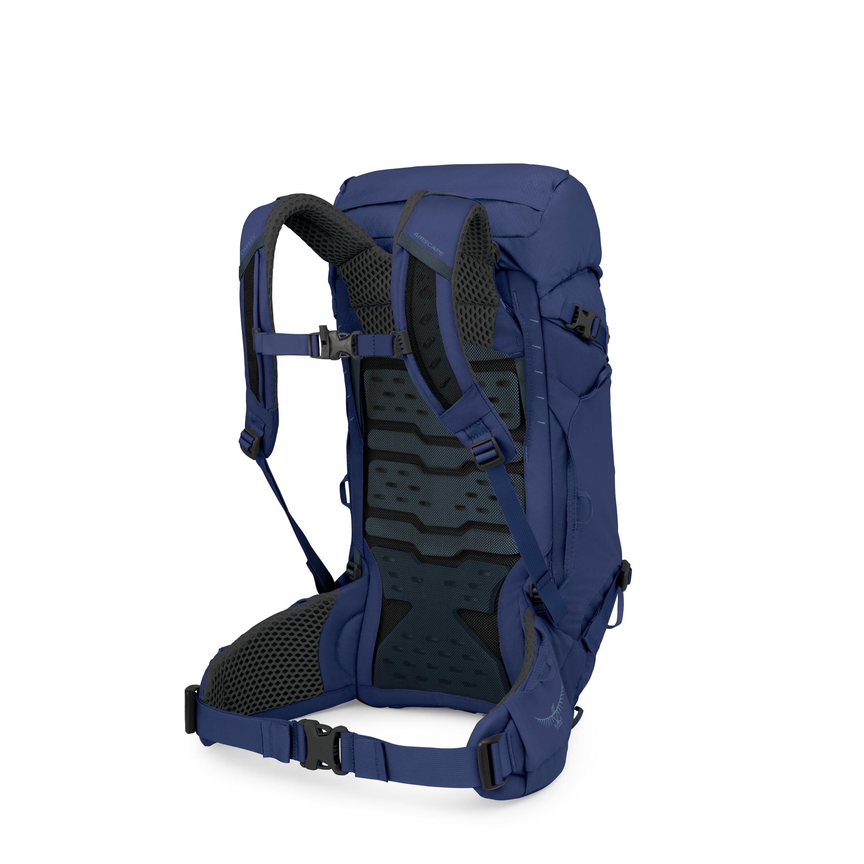 Osprey Kyte LT 28 Women's Hiking Backpack 28L in Serenity Blue — angle view 3