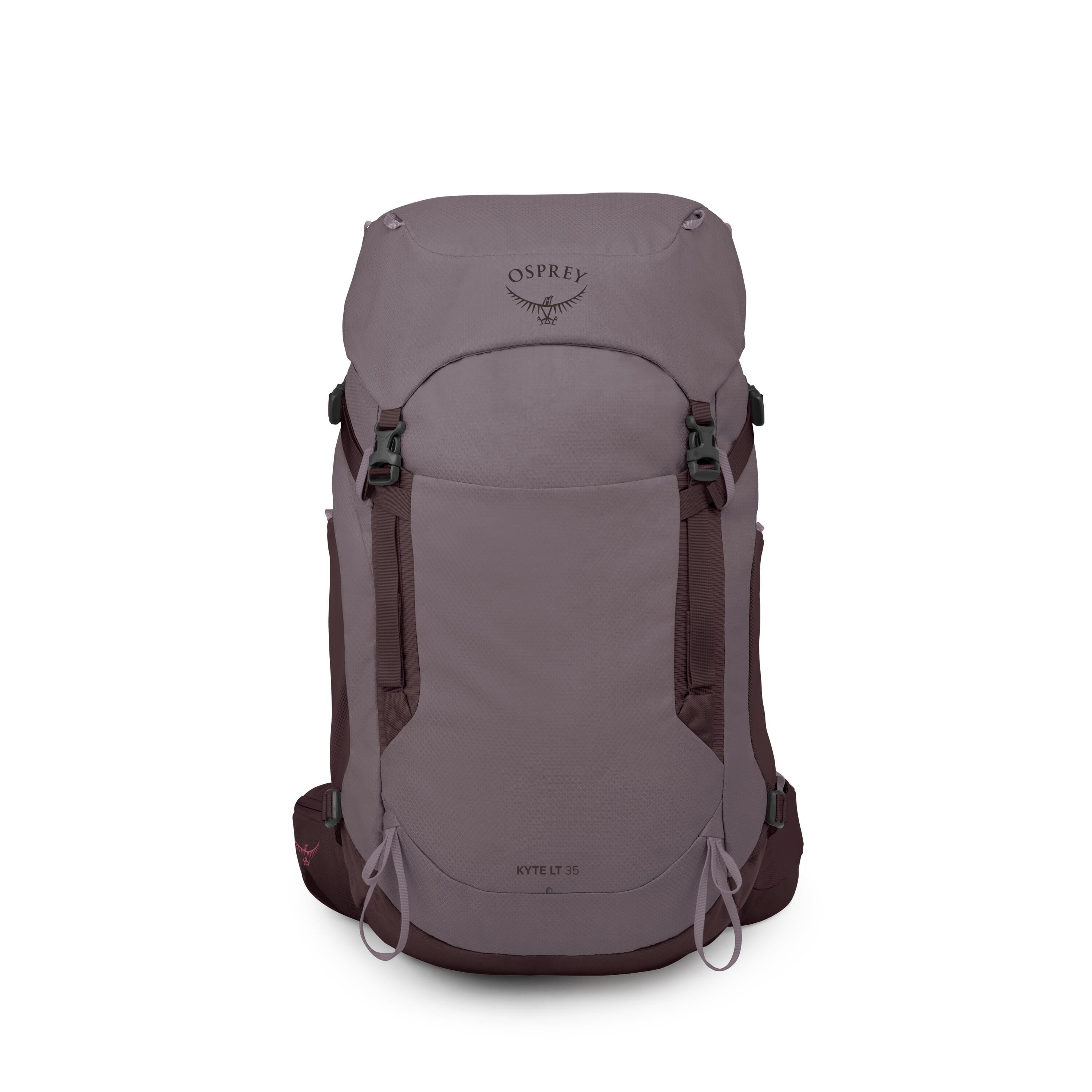 Osprey Kyte LT 35 Women's Hiking Backpack 35L in Graphite Purple — front view