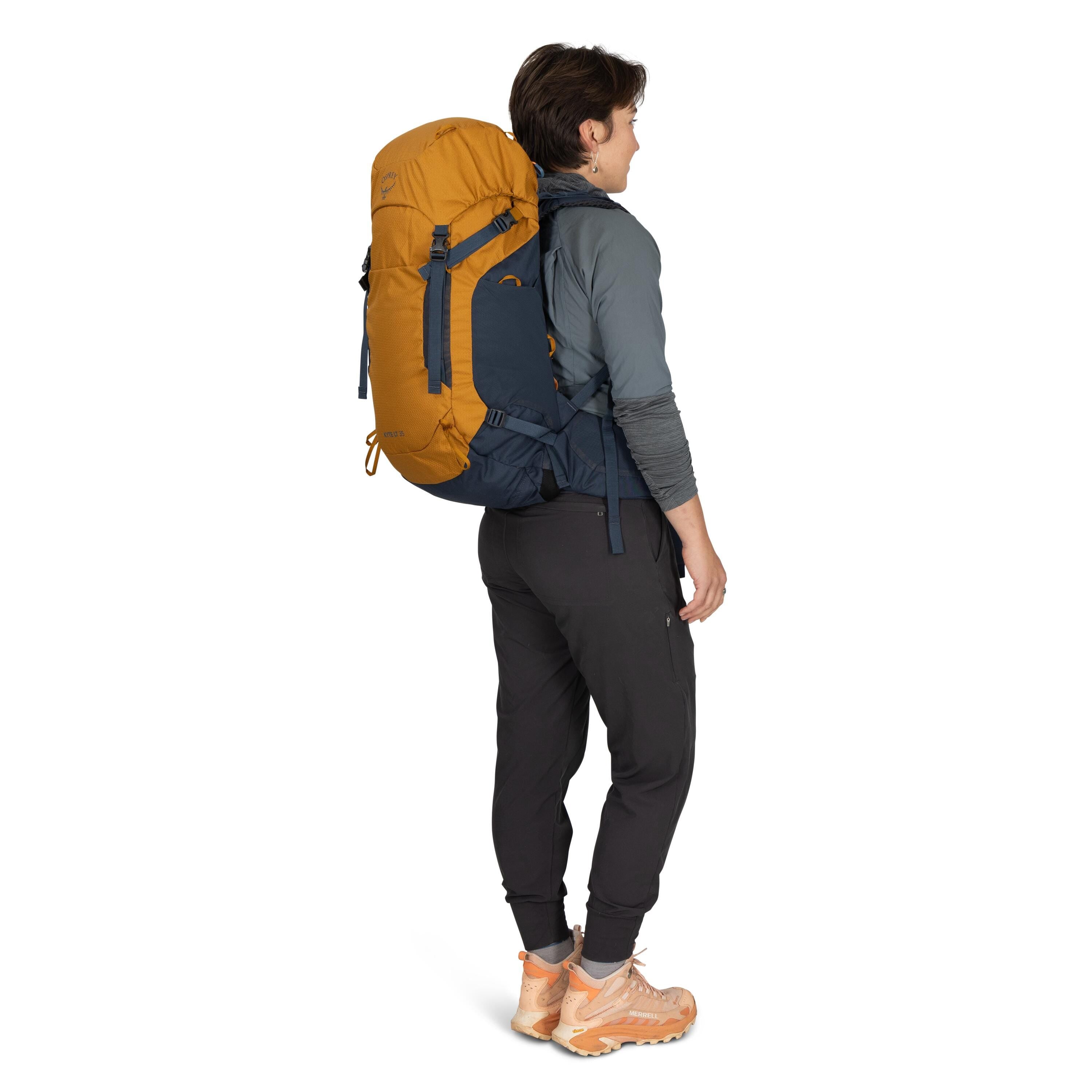Osprey Kyte LT 35 Women's Hiking Backpack 35L in Barley Brown — lifestyle