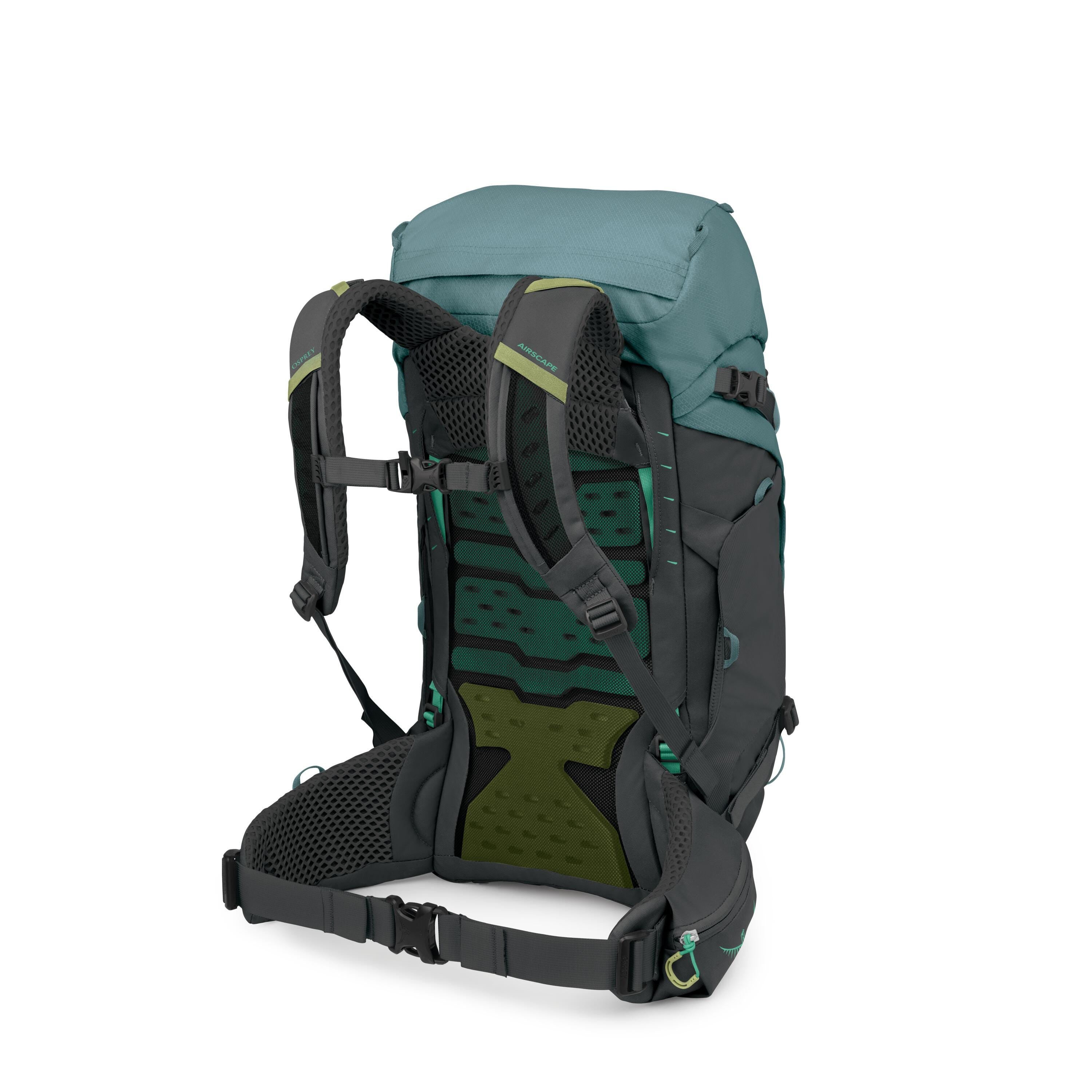 Osprey Kyte LT 35 Women's Hiking Backpack 35L in Cascade Blue — angle view 3