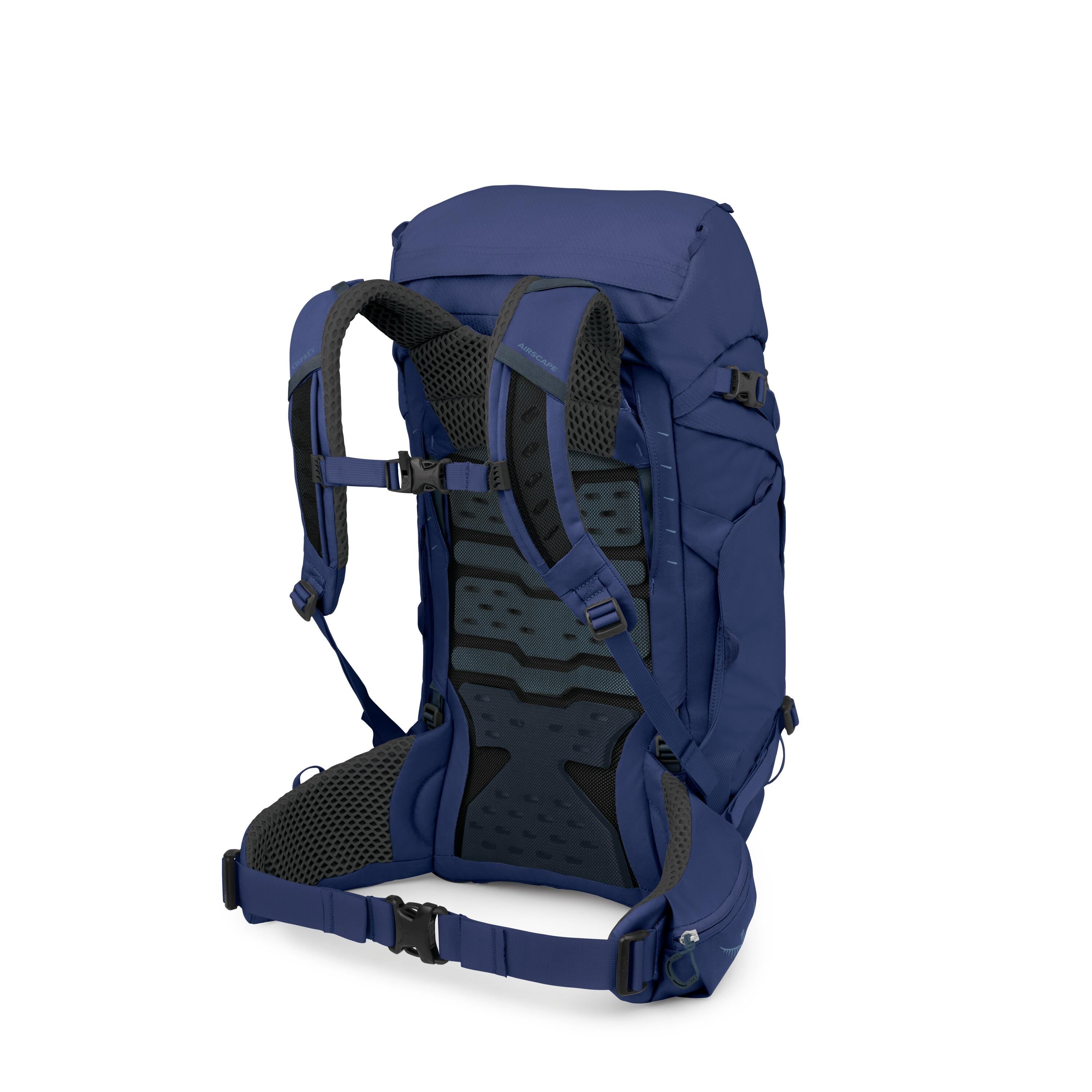 Osprey Kyte LT 35 Women's Hiking Backpack 35L in Serenity Blue — angle view 3