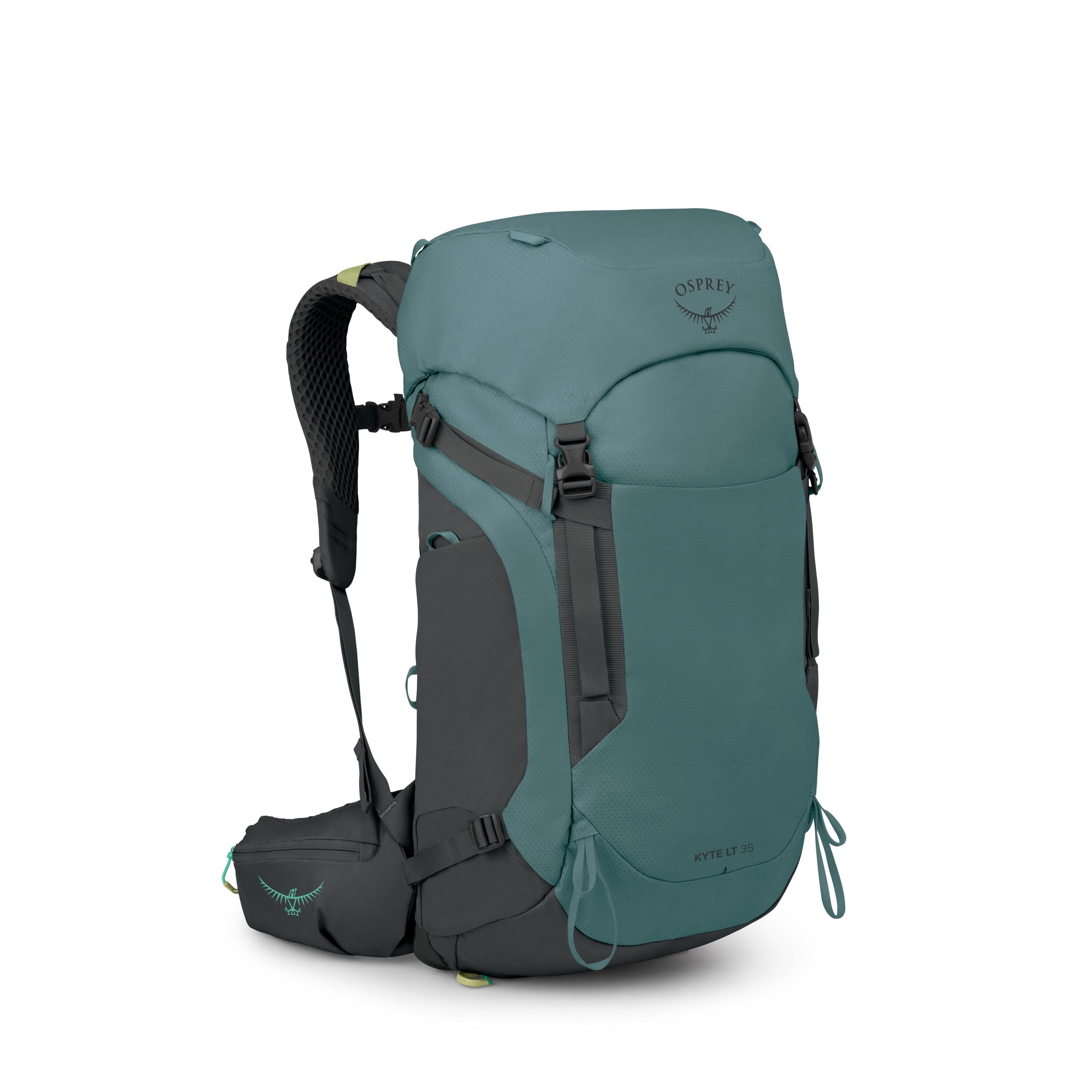 Osprey Kyte LT 35 Women's Hiking Backpack 35L in Cascade Blue — angle view 2
