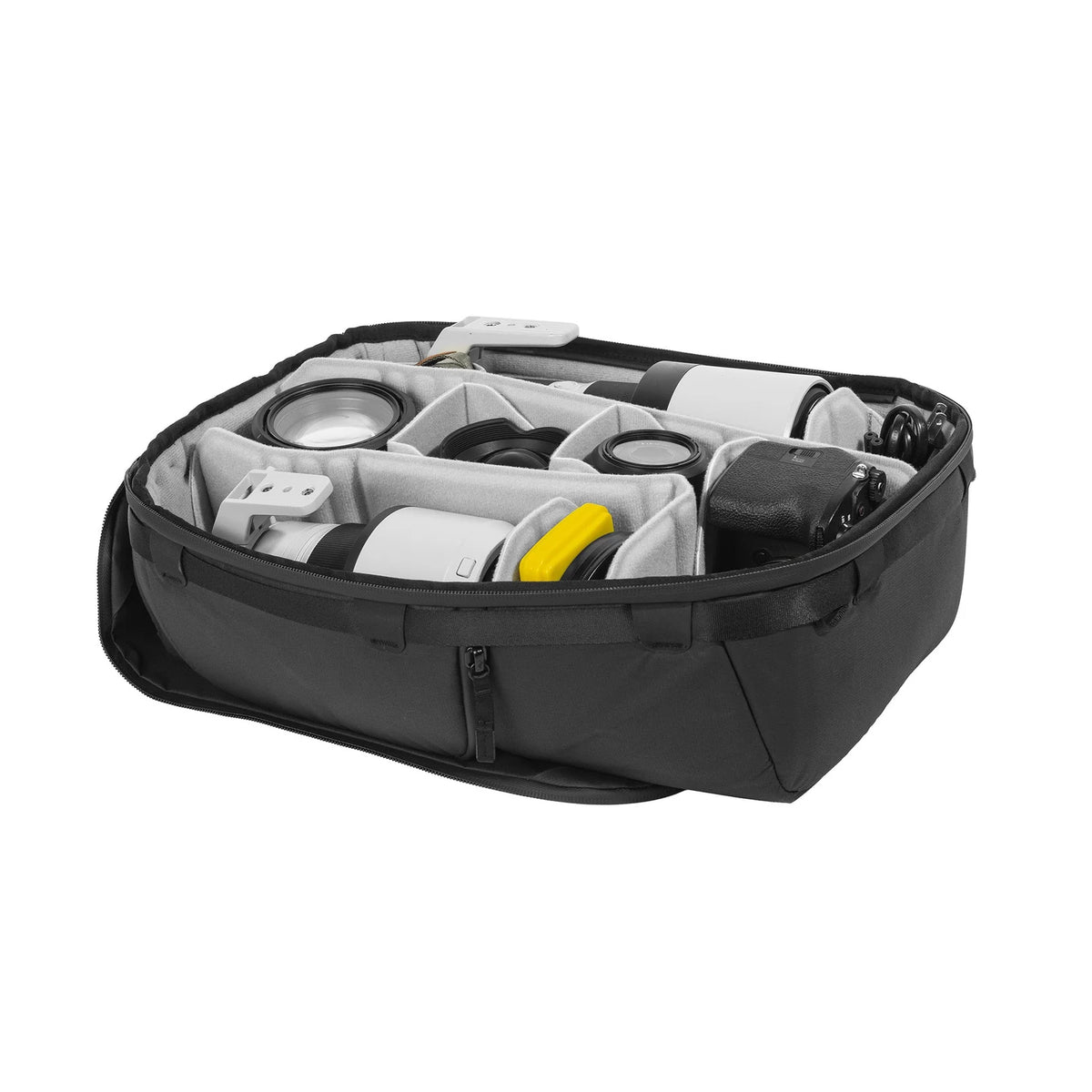 Peak Design Camera Cube Large in Black — interior view