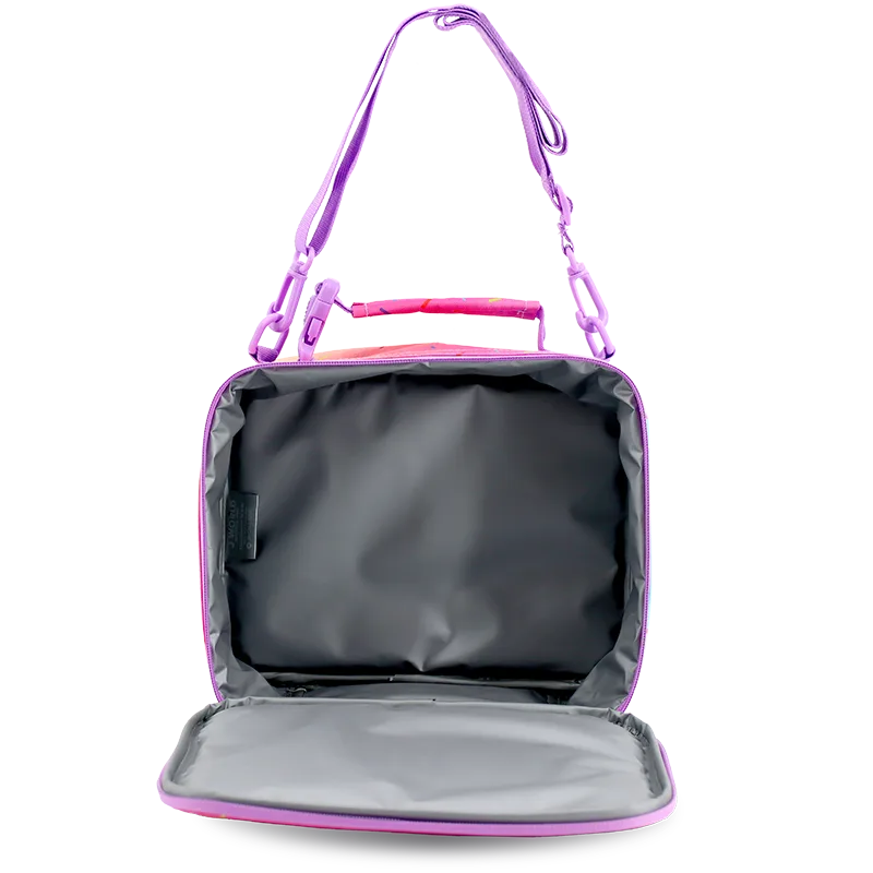 J World Cody Lunch Bag With Shoulder Strap in Confetti — front view 2 # color_Confetti