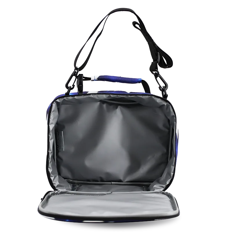J World Cody Lunch Bag With Shoulder Strap in Puffy Star — front view 2 # color_Puffy Star