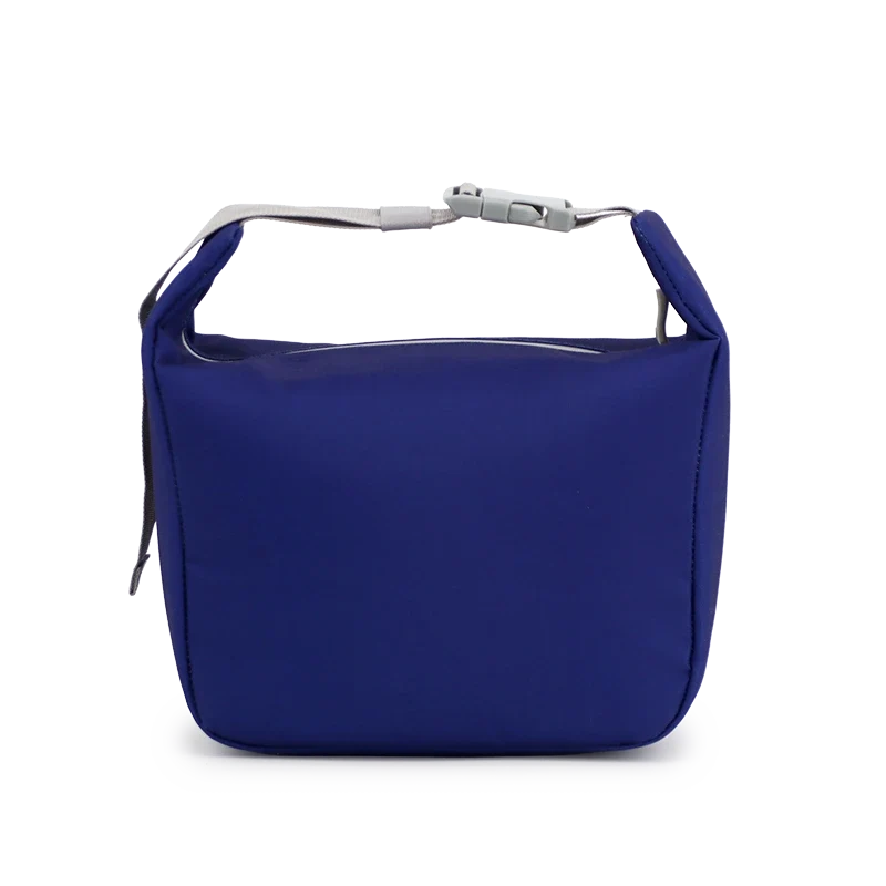 J World Lane Insulated Lunch Bag in Navy — back view # color_Navy