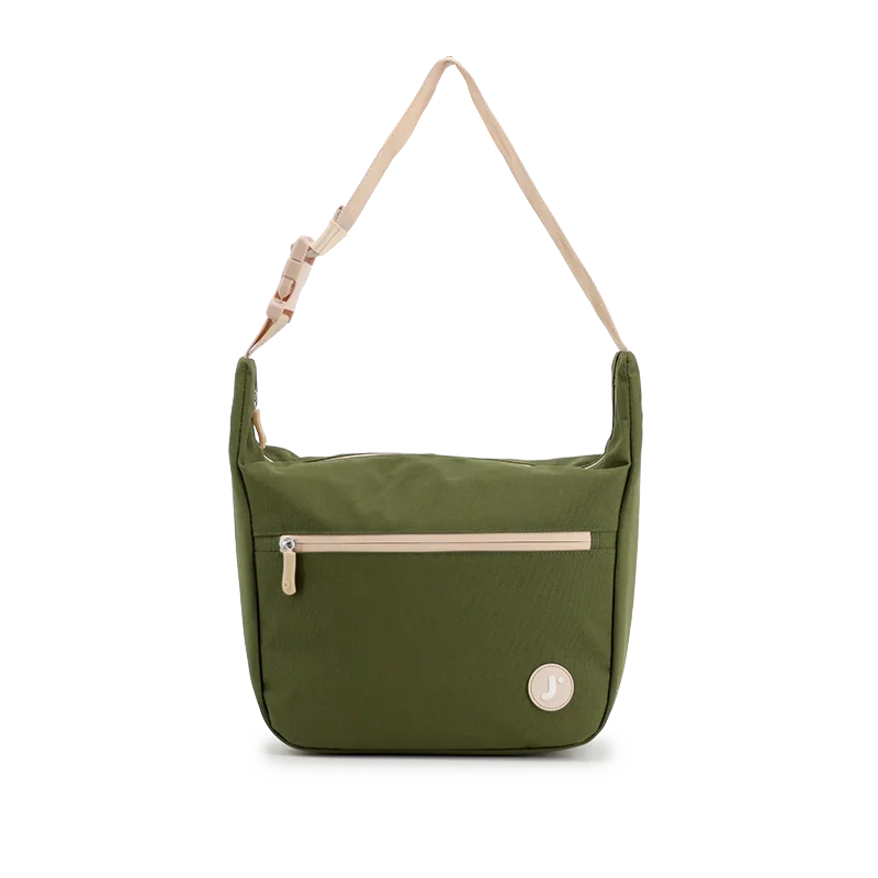 J World Lane Insulated Lunch Bag in Olive Green — detail view # color_Olive Green