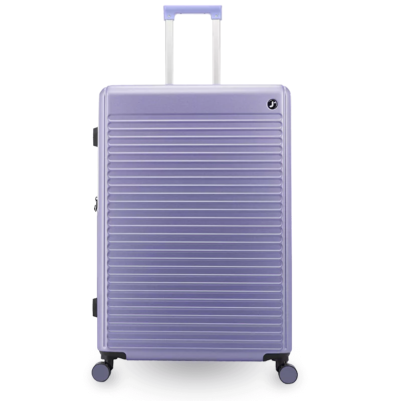 J World North Hardside 3pcs Set Luggage in Misty Purple — back view # color_Misty Purple
