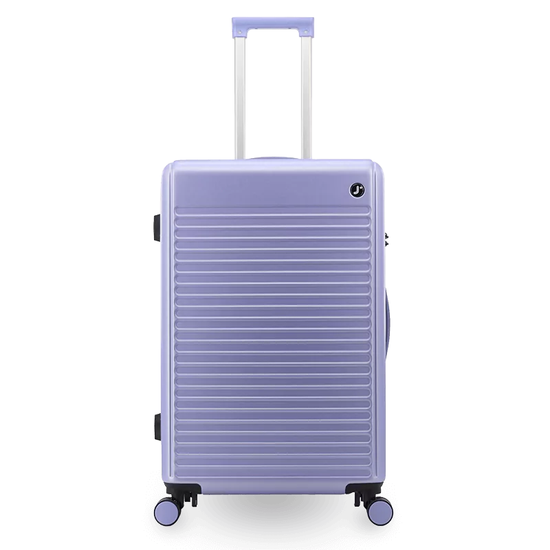 J World North Hardside 3pcs Set Luggage in Misty Purple — back view 2 # color_Misty Purple