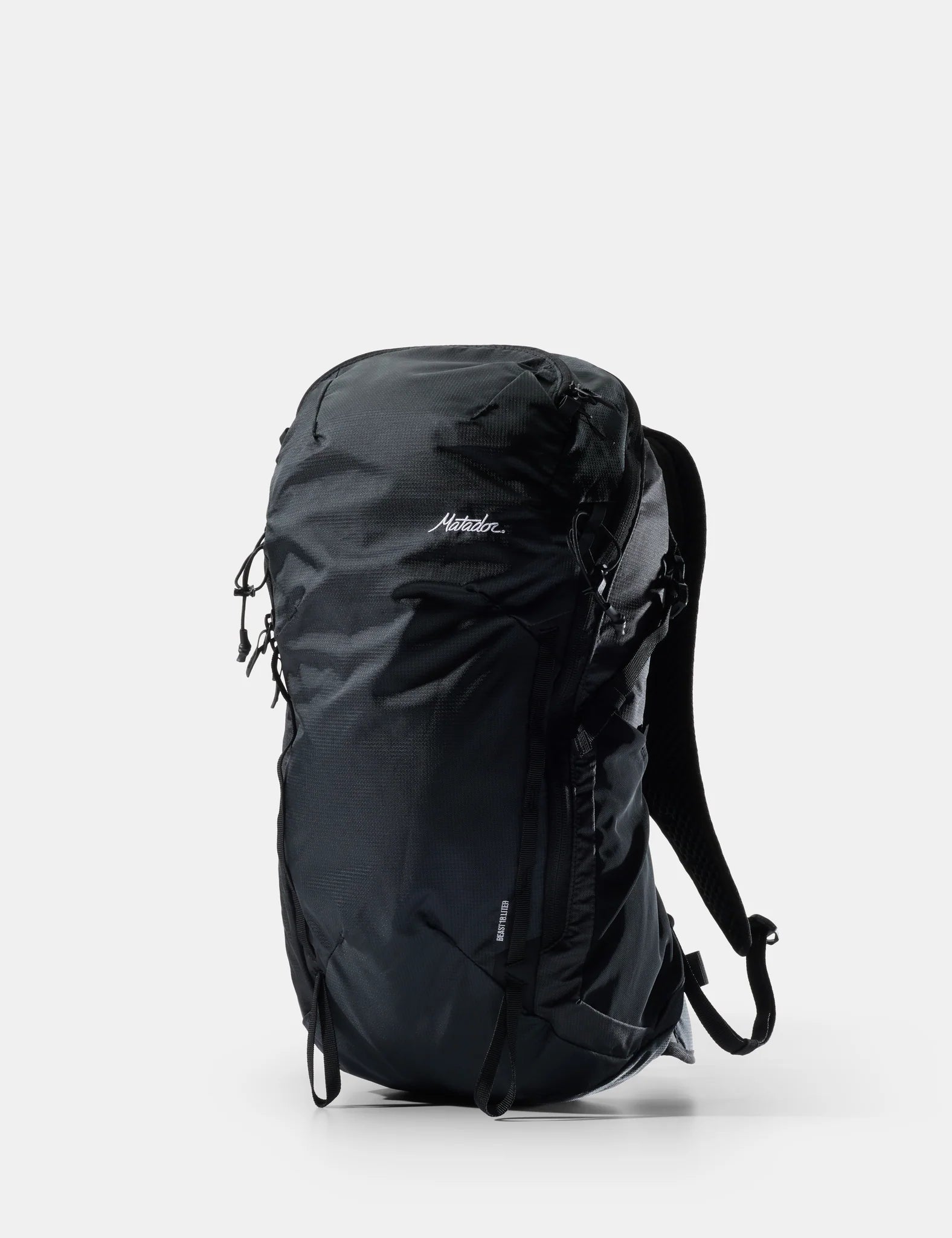 Matador Beast18 Ultralight Technical Backpack in Black — angle view 2