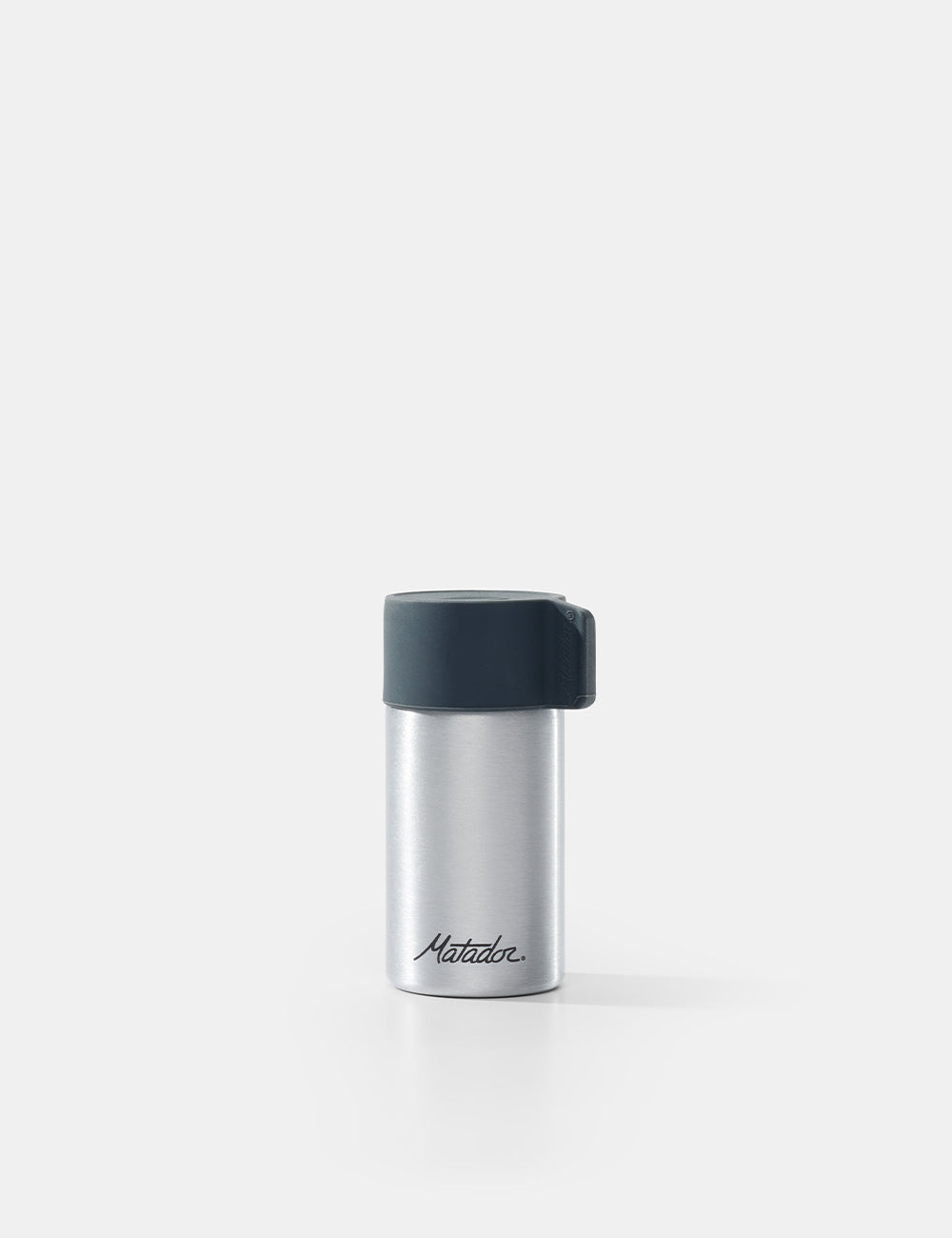 Matador Waterproof Travel Canister 40ml in Charcoal — front view