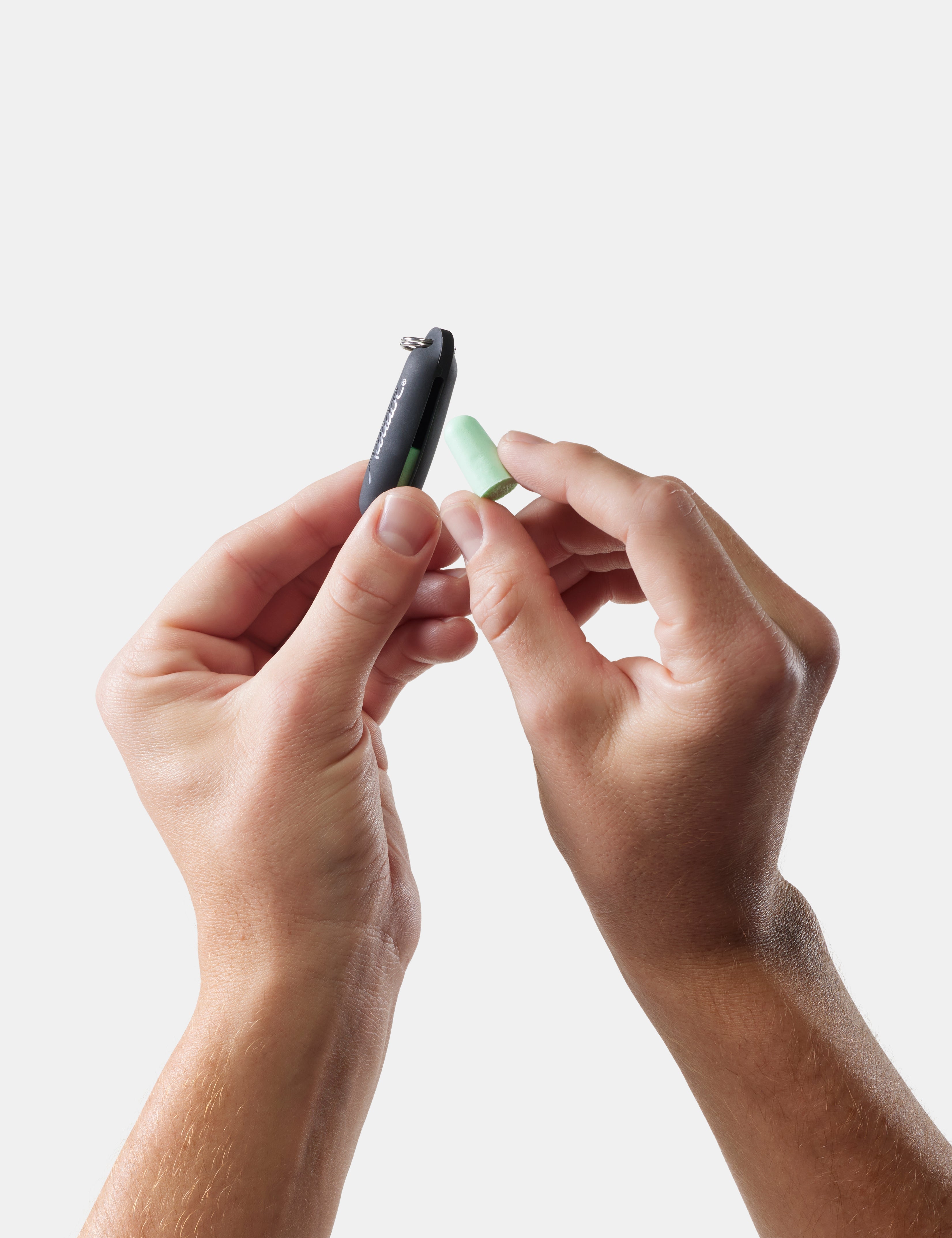 Matador Travel Earplugs Kit in Black/White — angle view 2