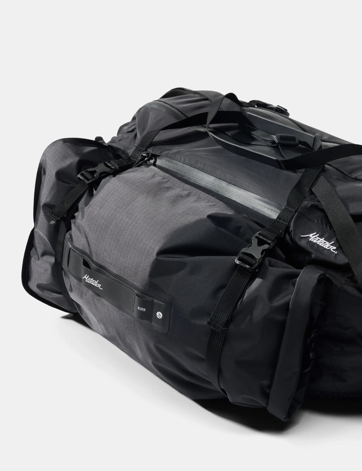 Matador Freefly Packable Duffle 30L in Black — angle view 3