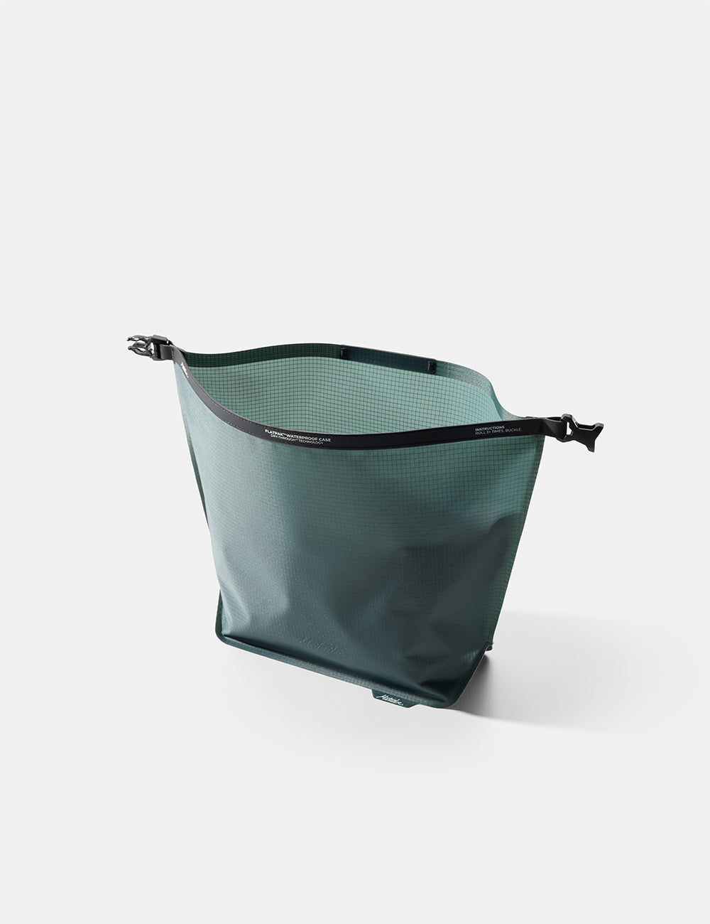 Matador FlatPak Waterproof Toiletry Case in Juniper — angle view 4 # color_Juniper