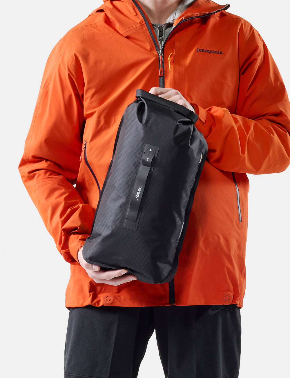 Matador FlatPak Dry Bag 8L in Black — lifestyle