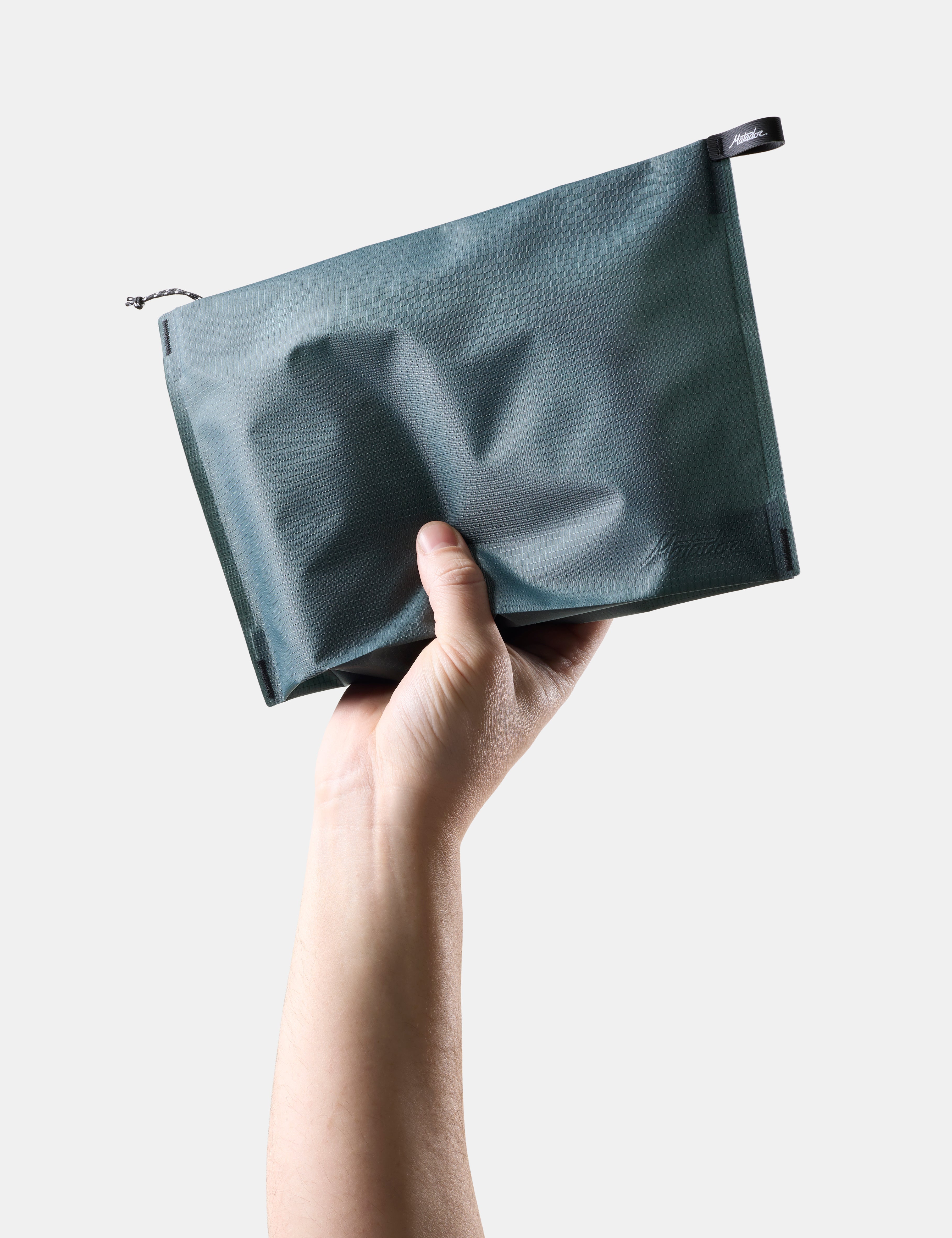 Matador FlatPak Zipper Toiletry Case (V2) in Juniper — angle view 2