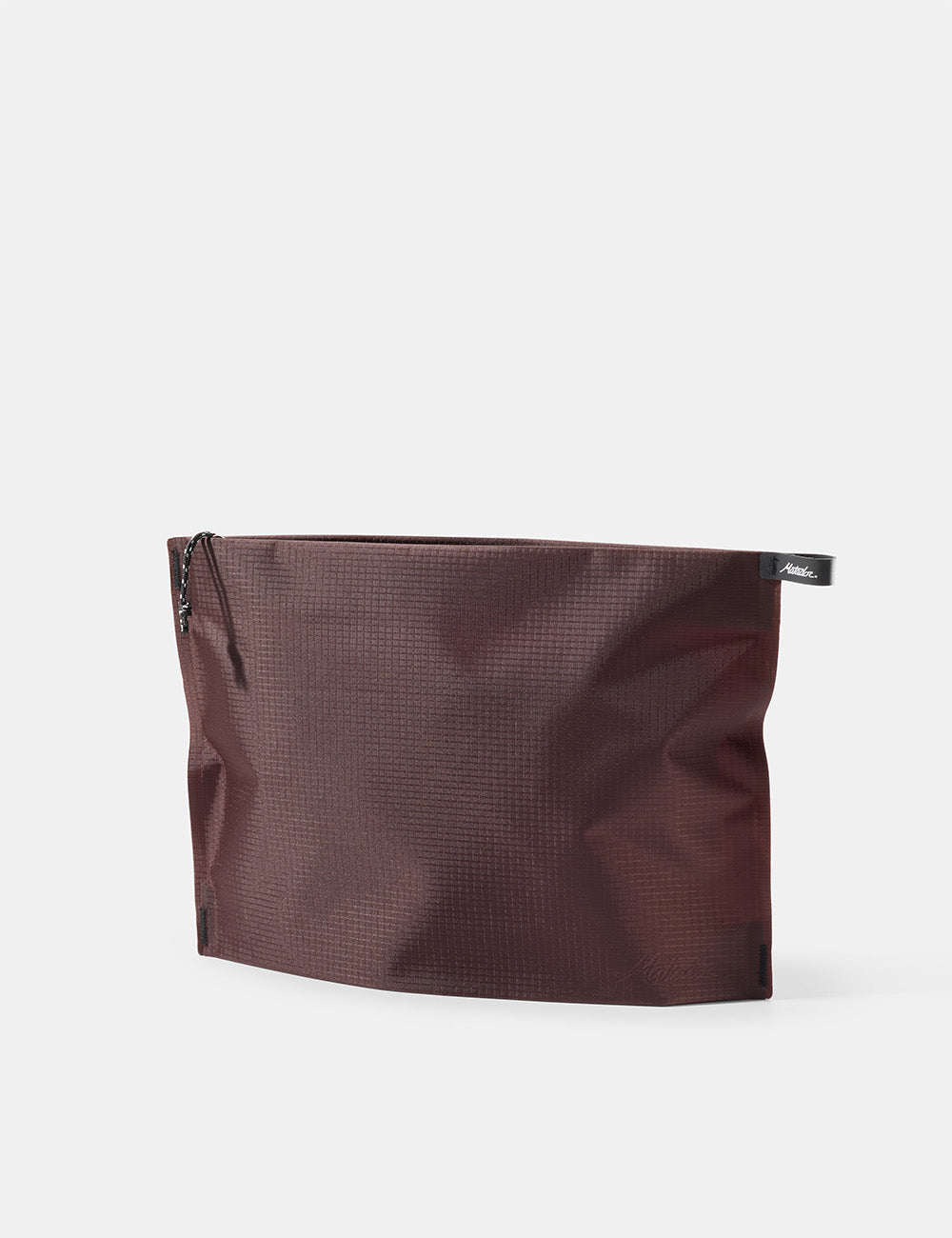 Matador FlatPak Zipper Toiletry Case (V2) in Garnet — front view