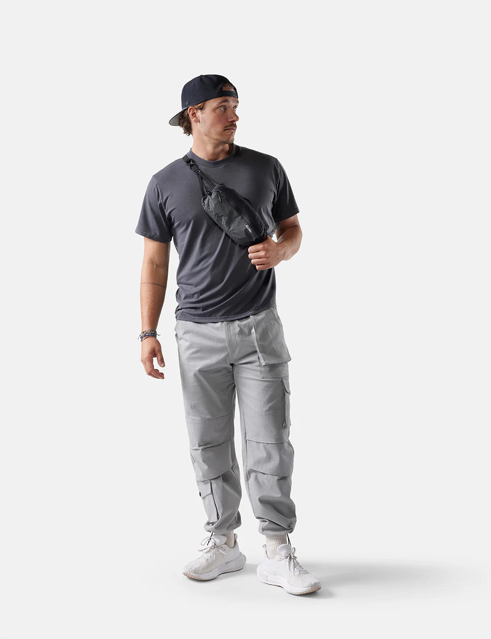 Matador Freerain Waterproof Packable Hip Pack in Black — lifestyle 3