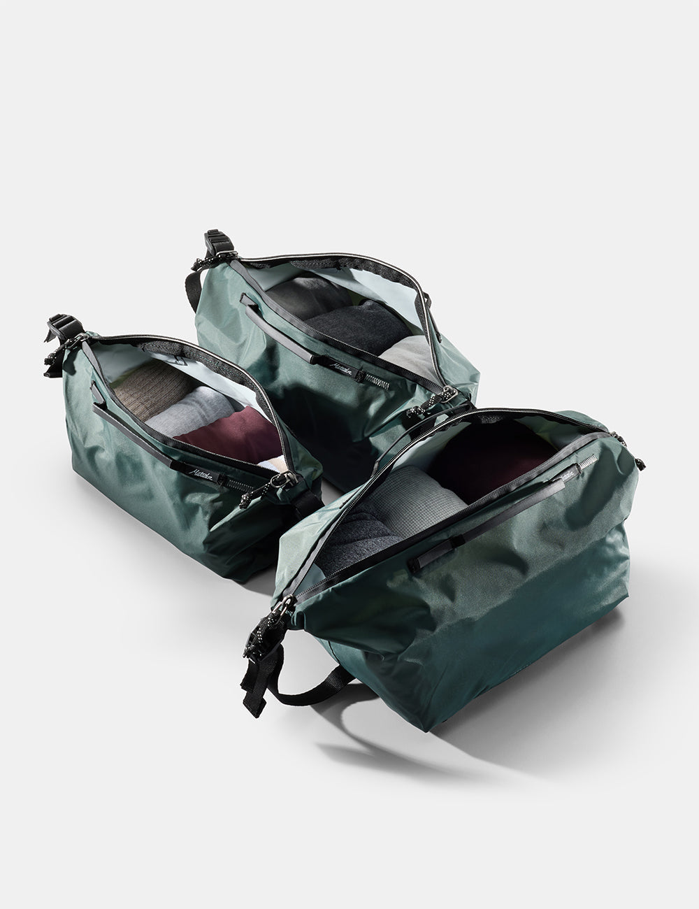 Matador Gear Cube Set 3-Pack in Juniper — angle view 2