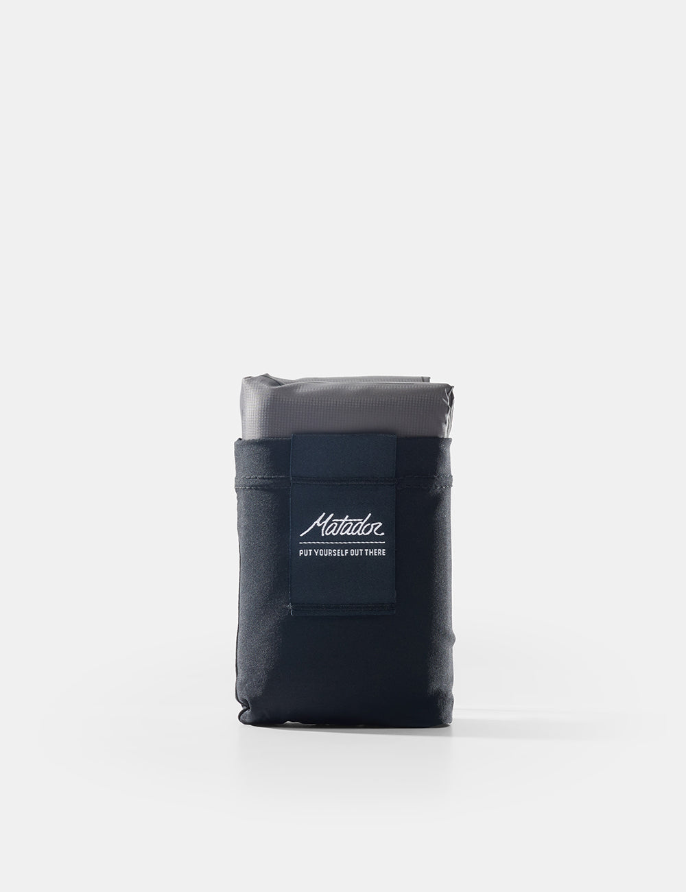 Matador Pocket Blanket in Black — front view