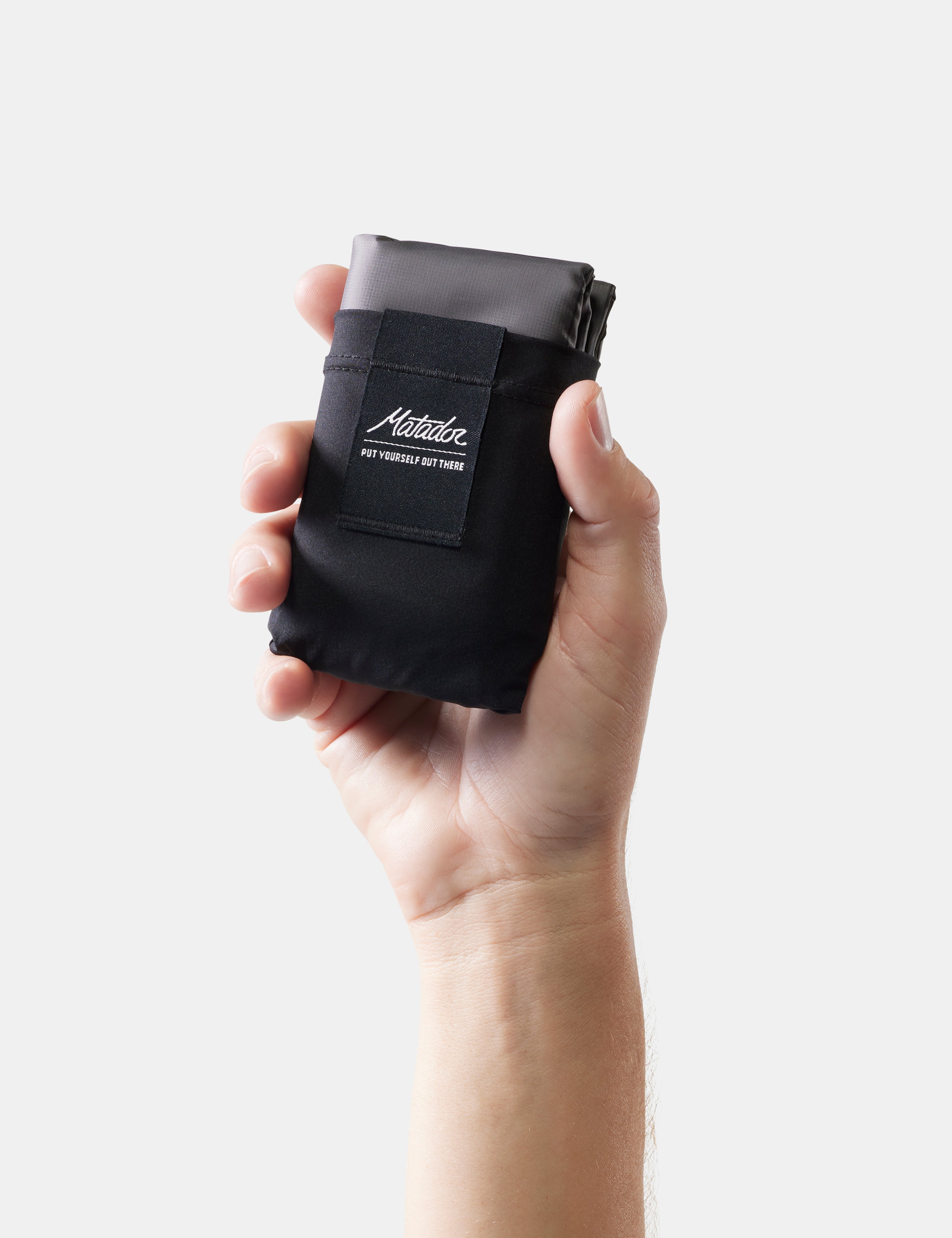 Matador Pocket Blanket in Black — angle view 3