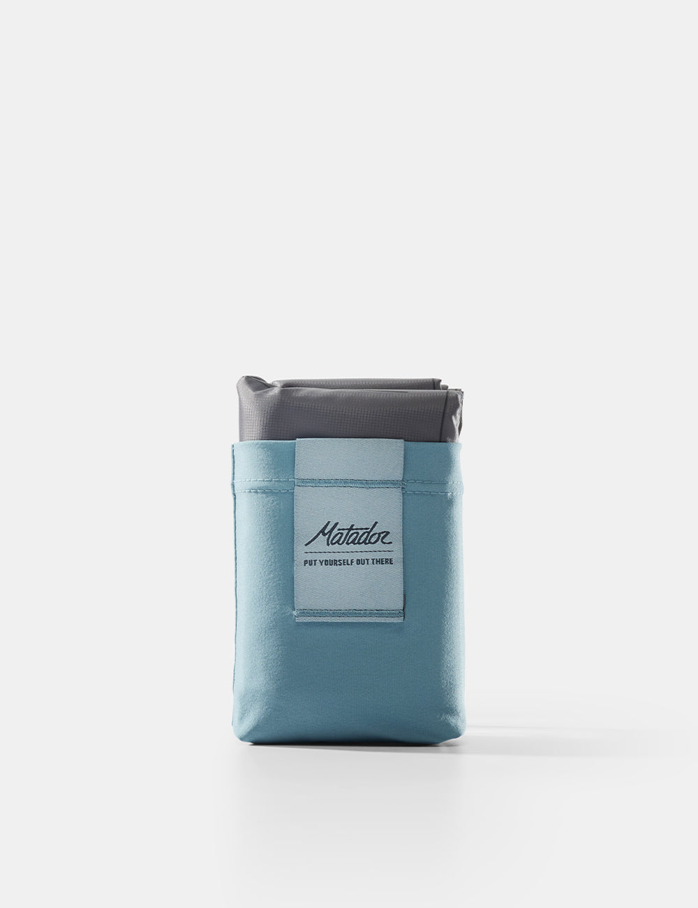 Matador Pocket Blanket in Slate Blue — front view