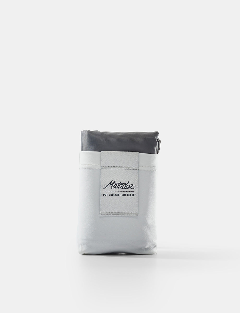 Matador Pocket Blanket in Arctic White — front view