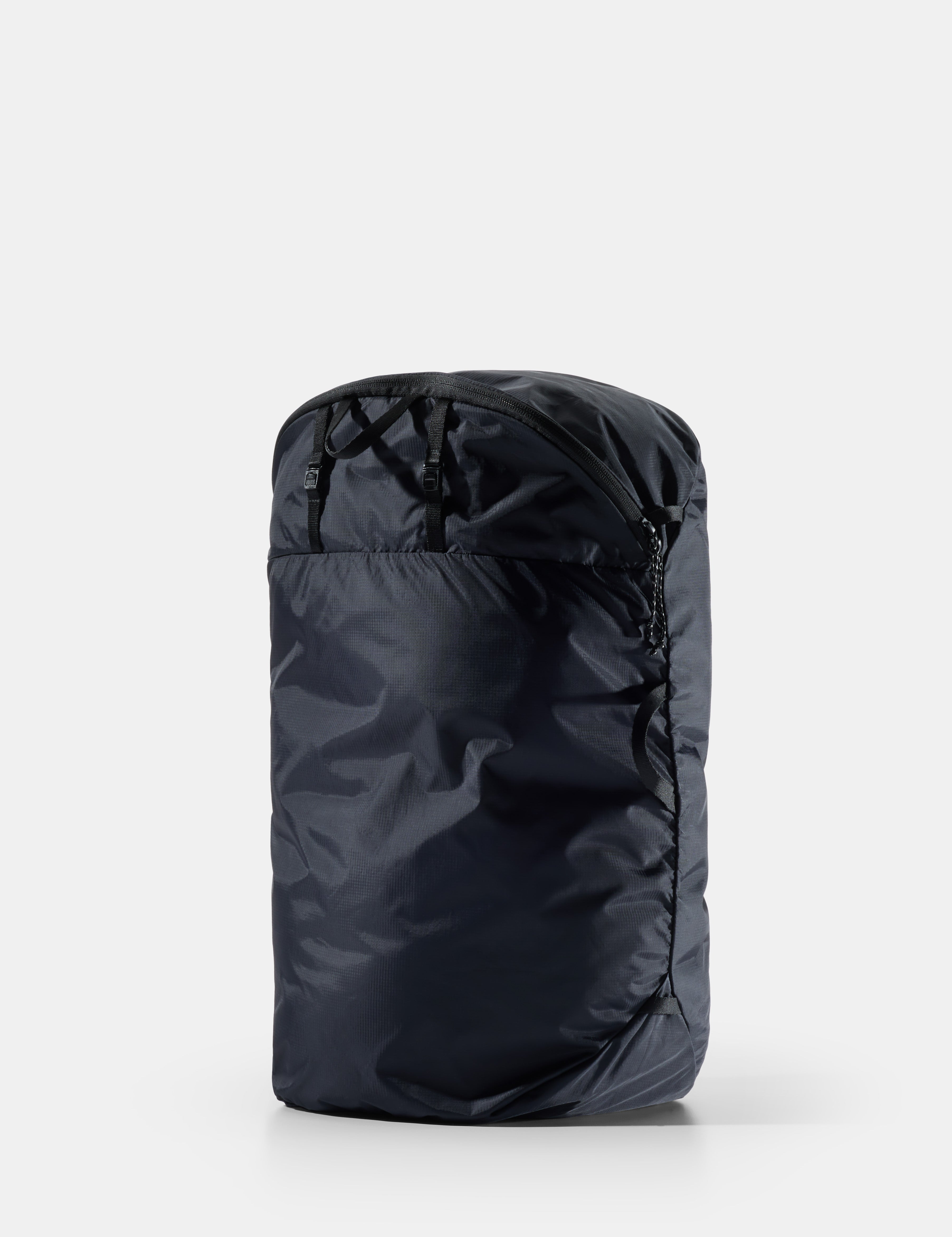 Matador Packable Laundry Bag in Black — angle view 3