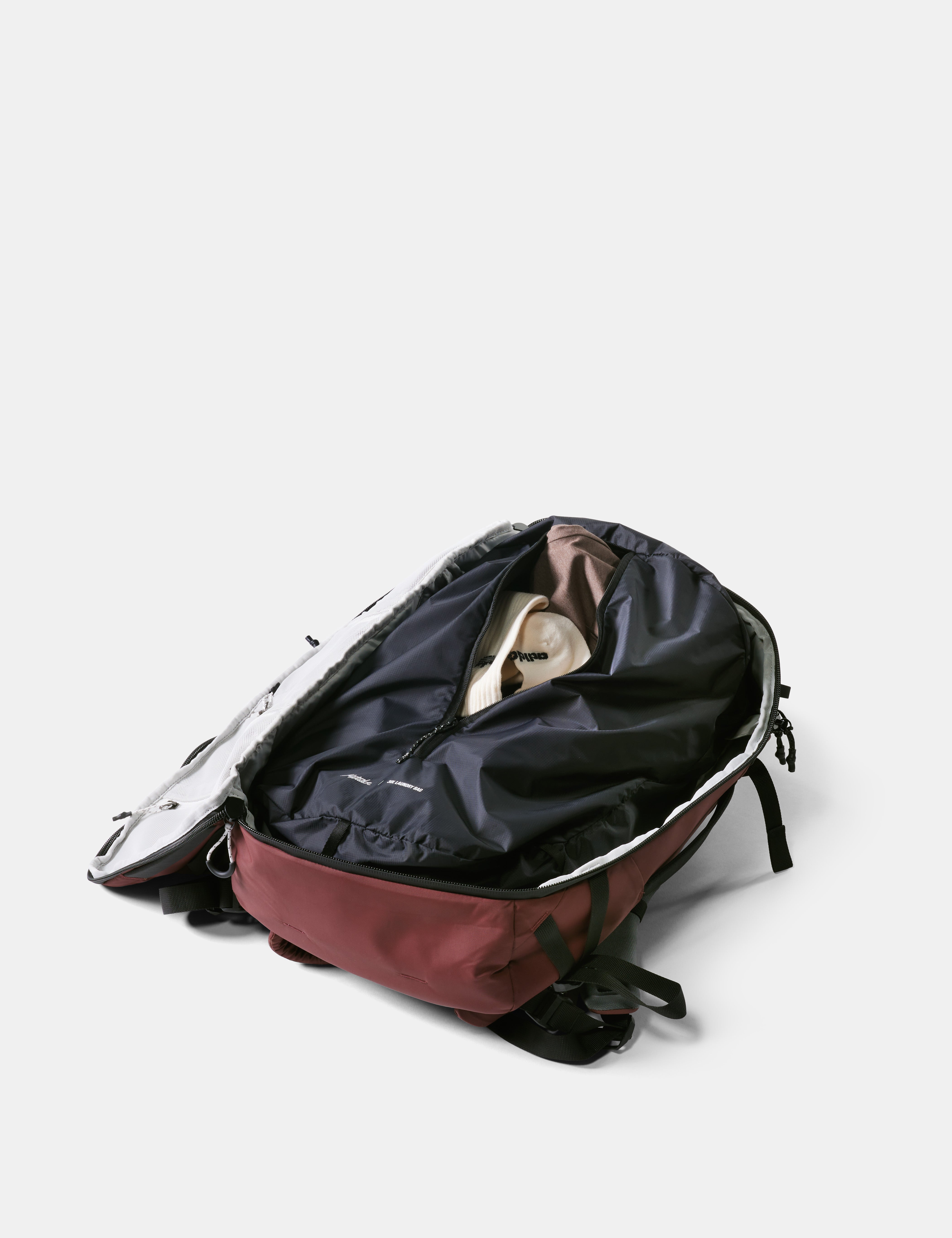 Matador Packable Laundry Bag in Black — angle view 2