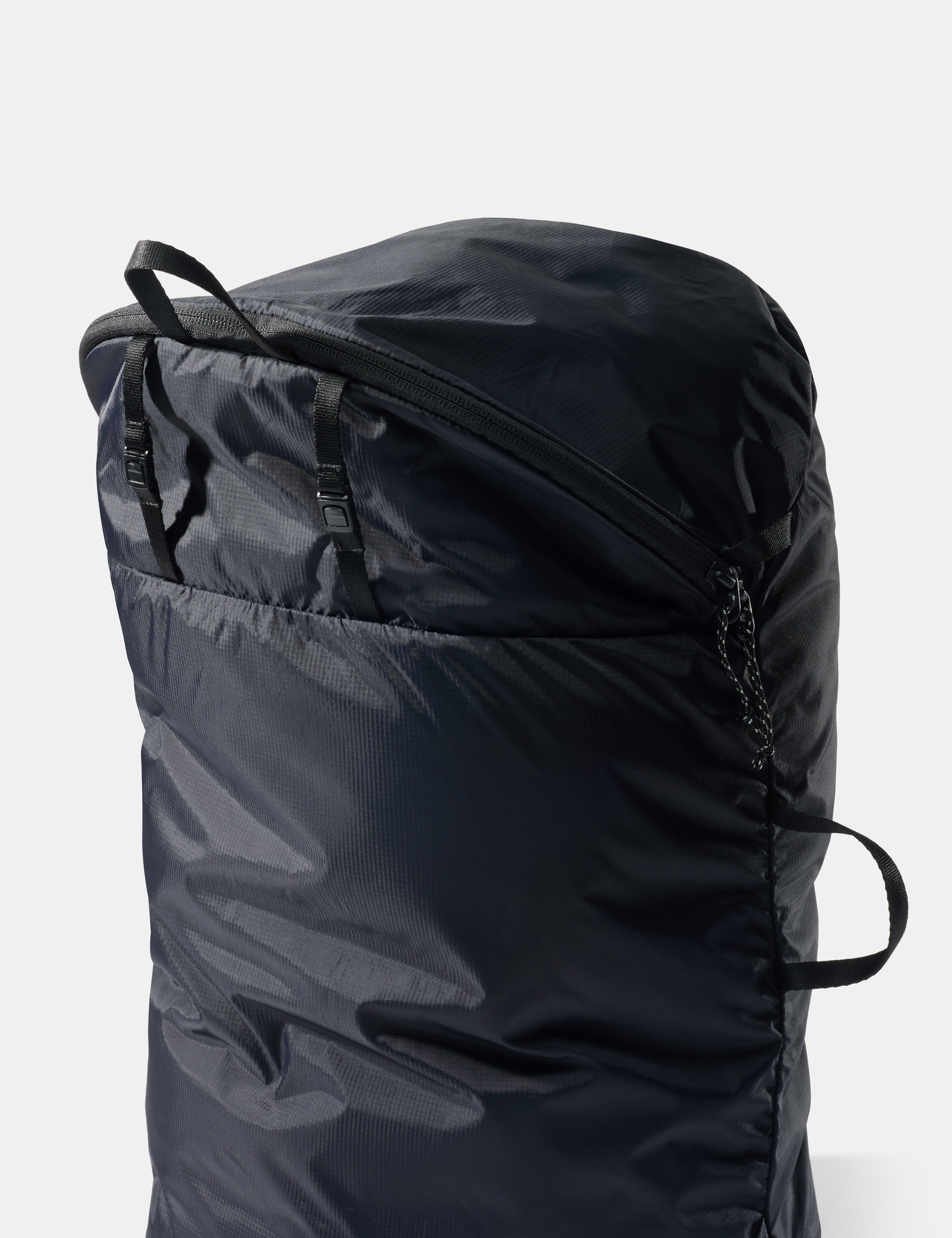 Matador Packable Laundry Bag in Black — angle view 4