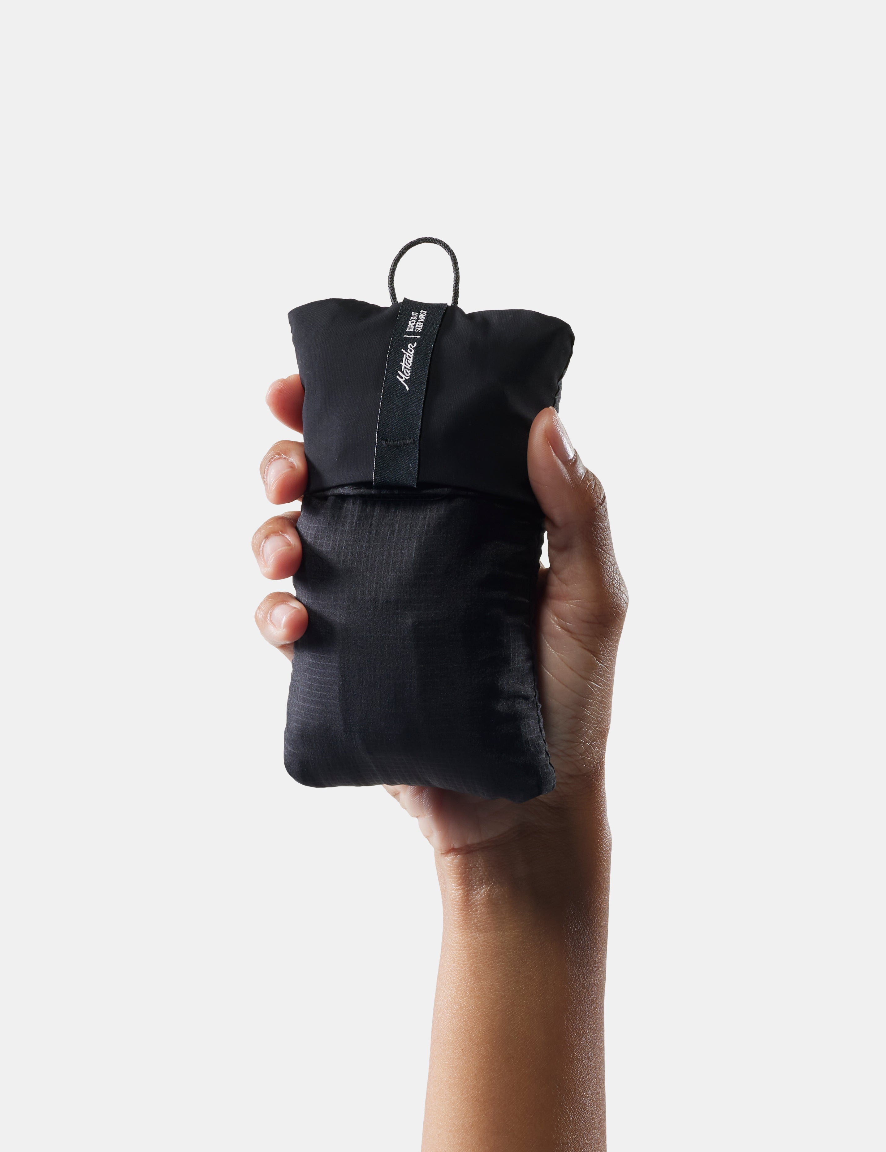 Matador Blackout Sleep Mask + Earplugs in Black — lifestyle