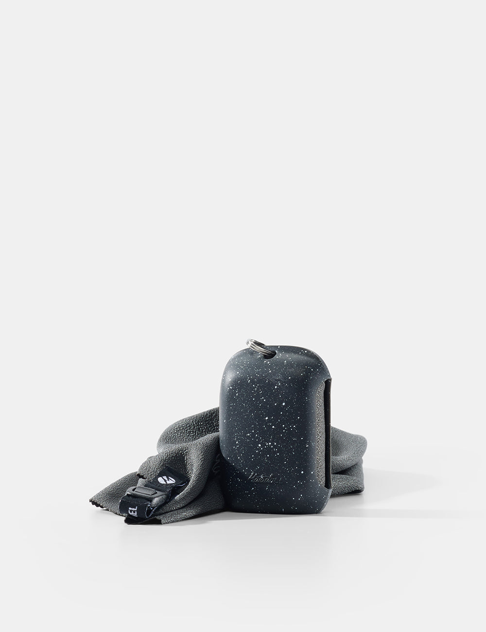 Matador NanoDry Trek Towel (Small) in Black Granite — front view