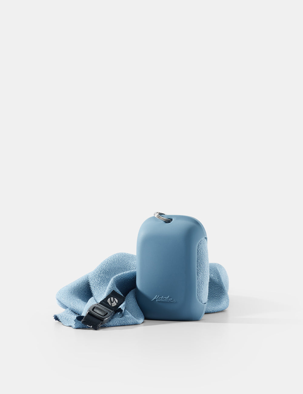 Matador NanoDry Trek Towel (Small) in Slate Blue — front view