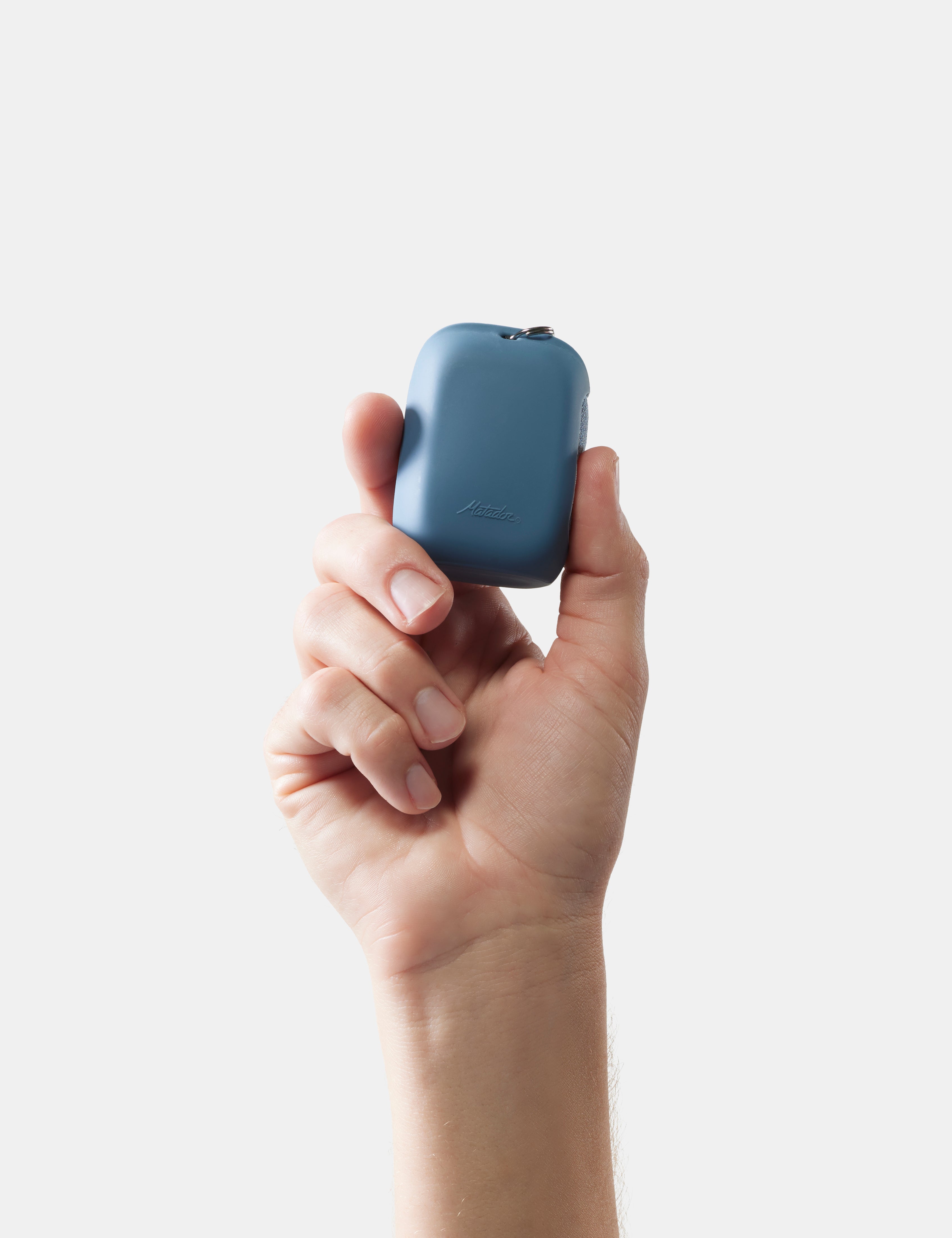 Matador NanoDry Trek Towel (Small) in Slate Blue — angle view 5