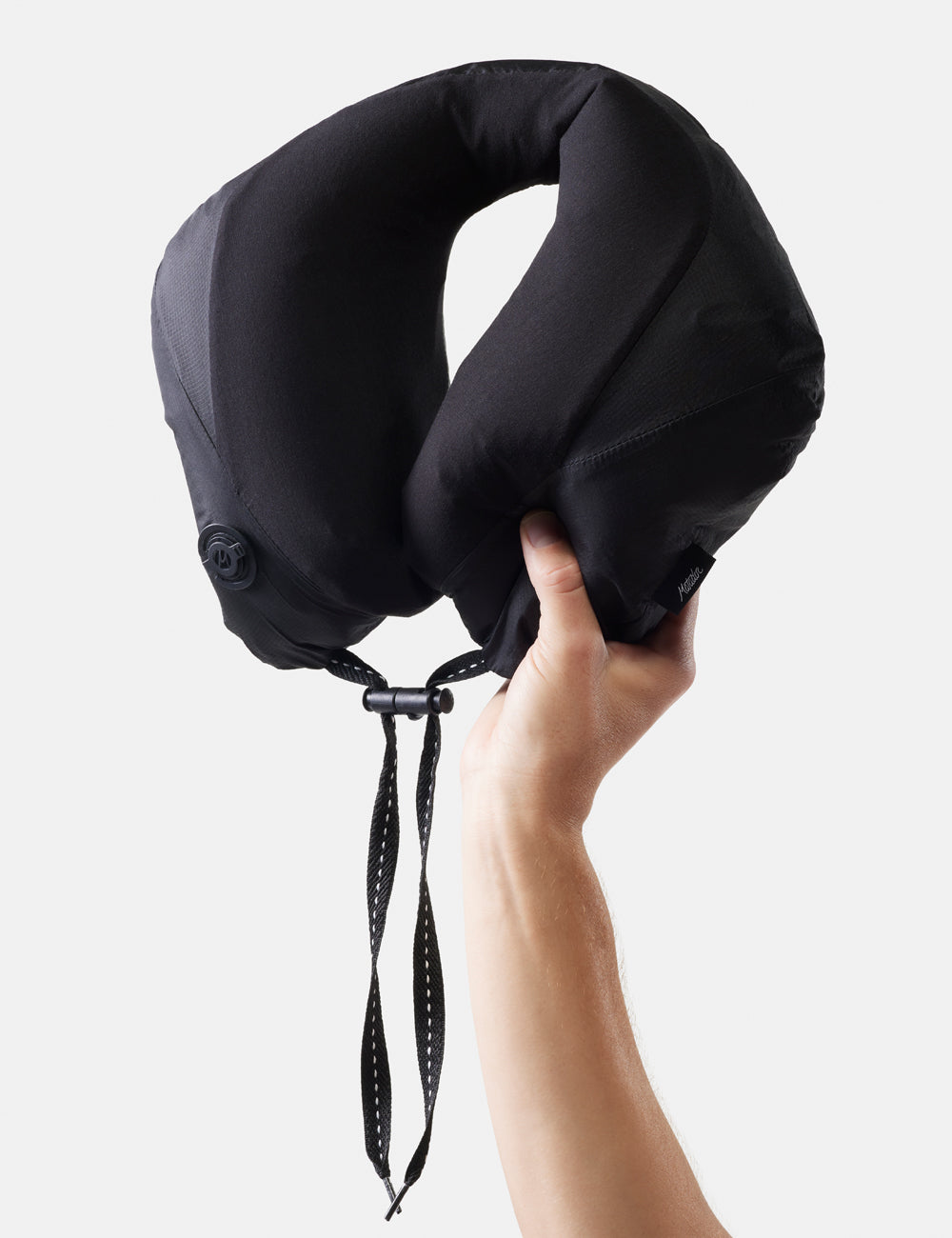 Matador Blackout Travel Pillow in Black — angle view 4