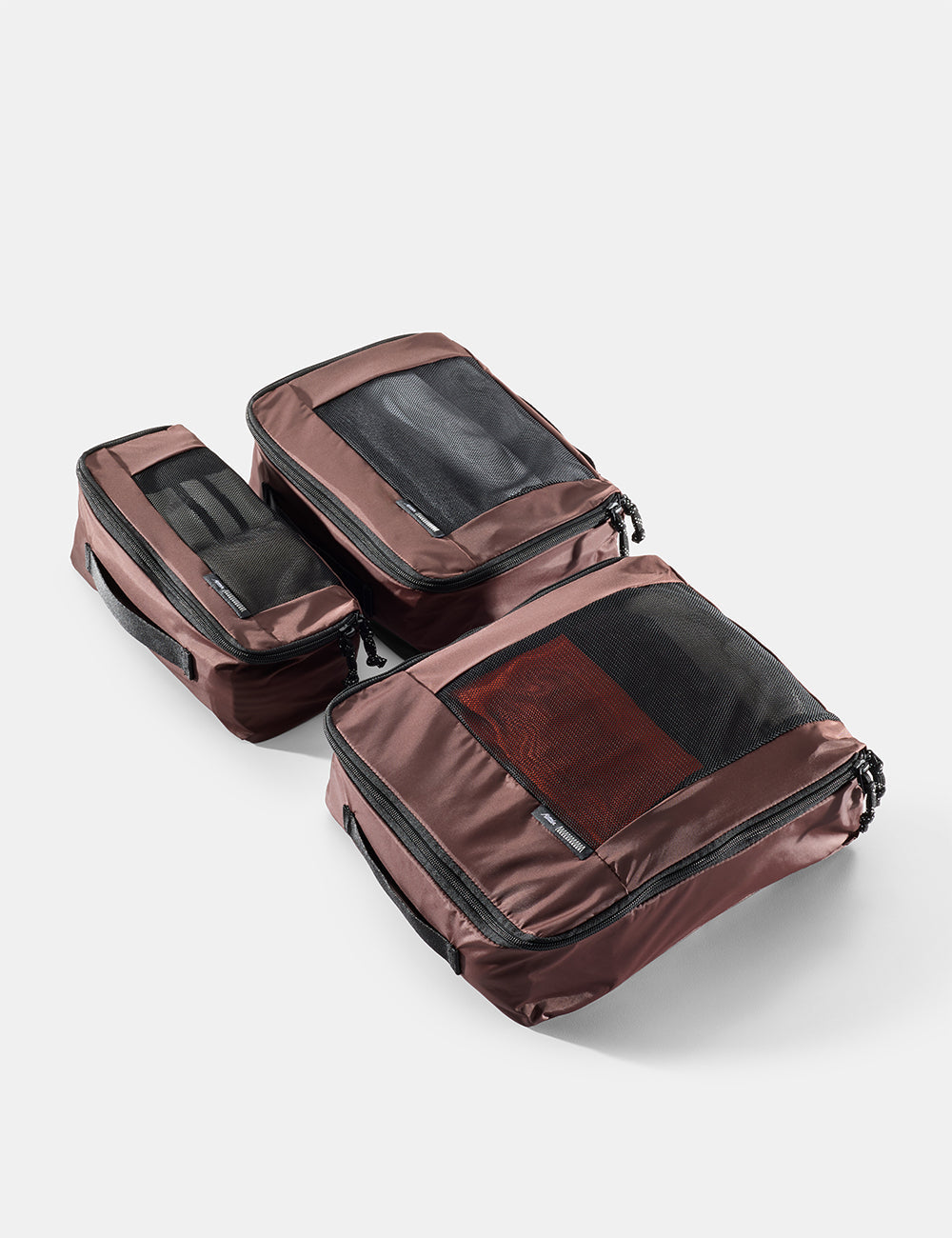 Matador Packing Cube Set 3-Pack in Garnet — front view